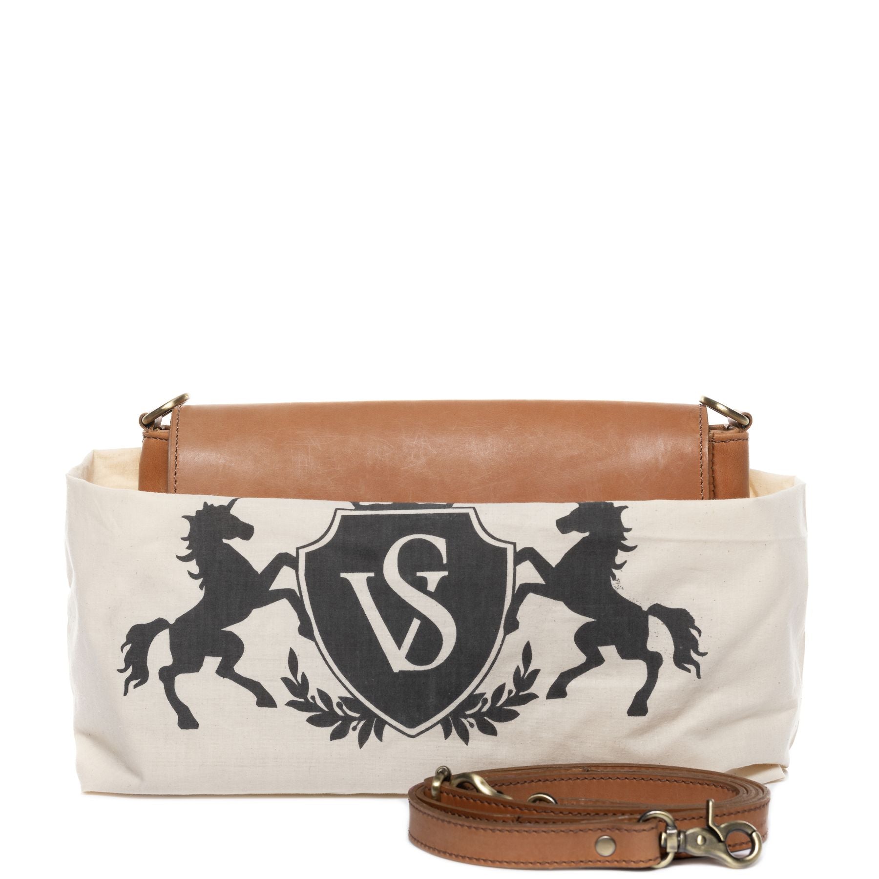 SID & VAIN Schultertasche Leder & Clutch Leder ELSA natural-light-tan 34581