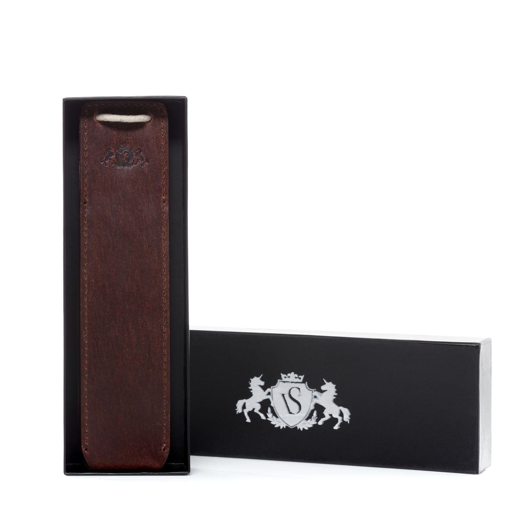 SID & VAIN Stifteetui klein TONY braun-cognac 21797