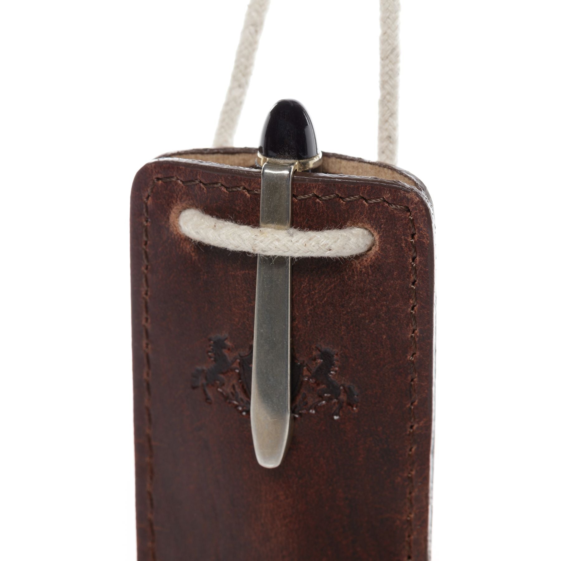 SID & VAIN Stifteetui klein TONY braun-cognac 21798