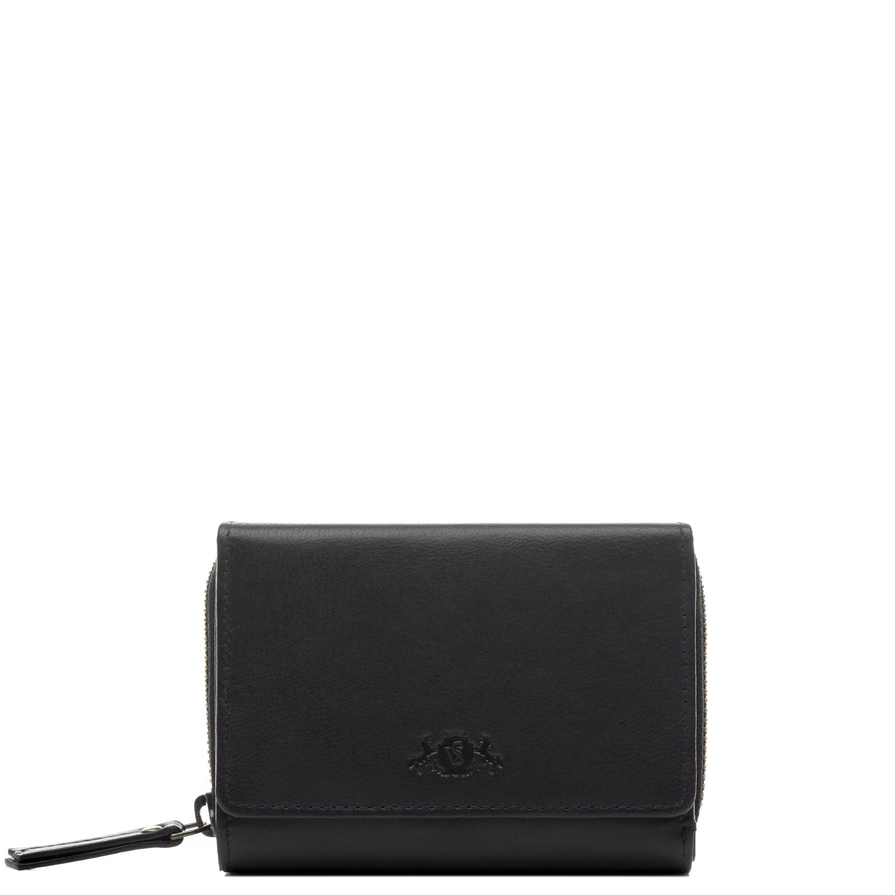 SID & VAIN Geldbeutel Zip Leder AVA schwarz 38940