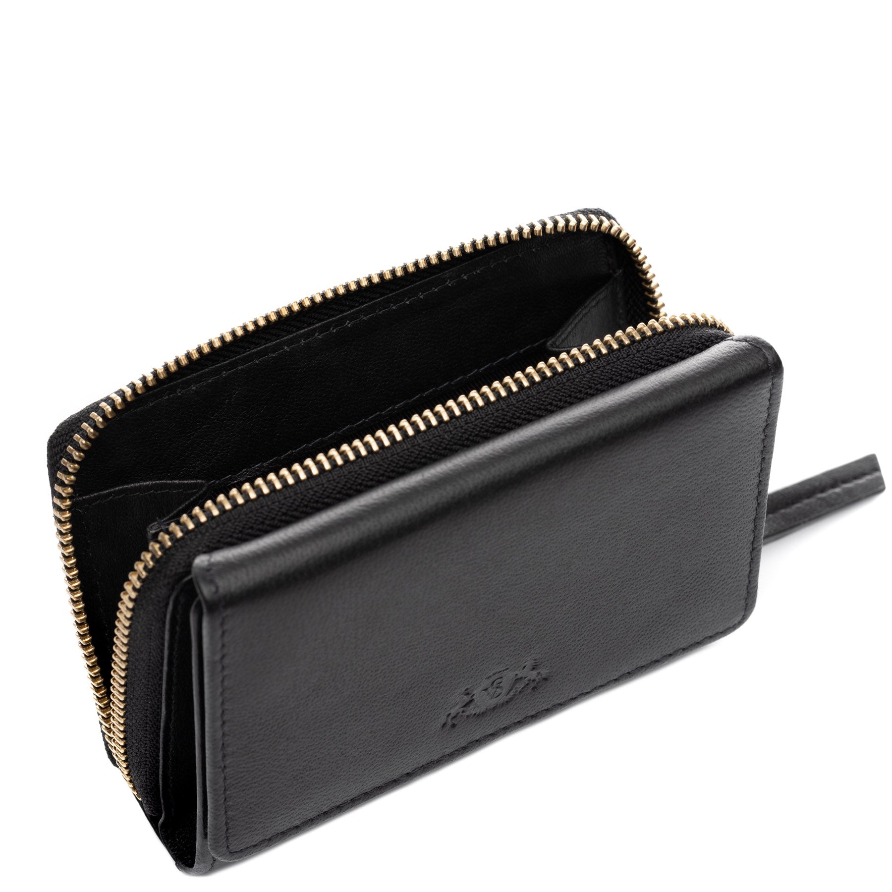 SID & VAIN Geldbeutel Zip Leder AVA schwarz 38942