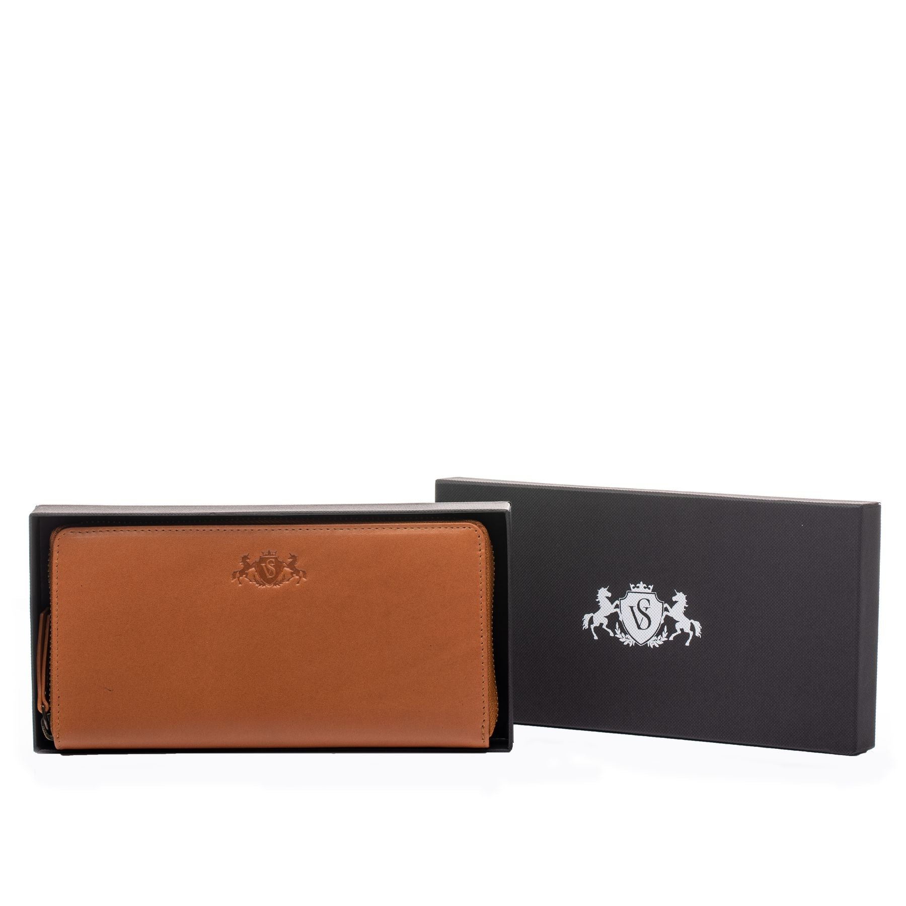 SID & VAIN Geldboerse Leder JERSEY schwarz braun Geldbeutel 39067