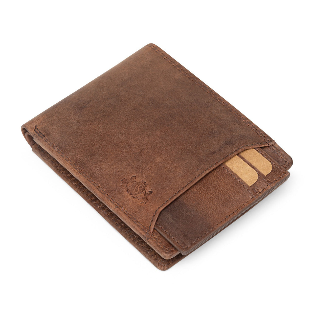 SID & VAIN Geldbeutel herausnehmbaren Karten-Halter RFID Schutz echt Leder Geldbörse extra flaches Design Herren Brieftasche JACOB 50278