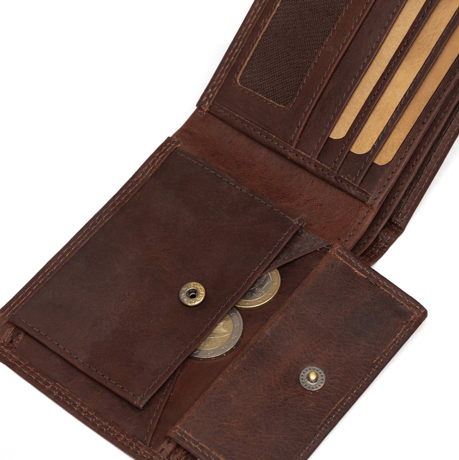 SID & VAIN Geldbeutel herausnehmbaren Karten-Halter RFID Schutz echt Leder Geldbörse extra flaches Design Herren Brieftasche JACOB 50270