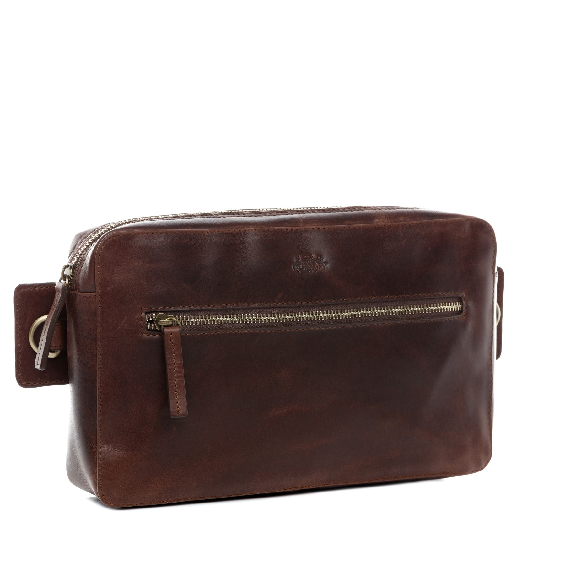 SID & VAIN Hüfttasche & Umhängetasche Leder OSCAR braun-cognac 21011