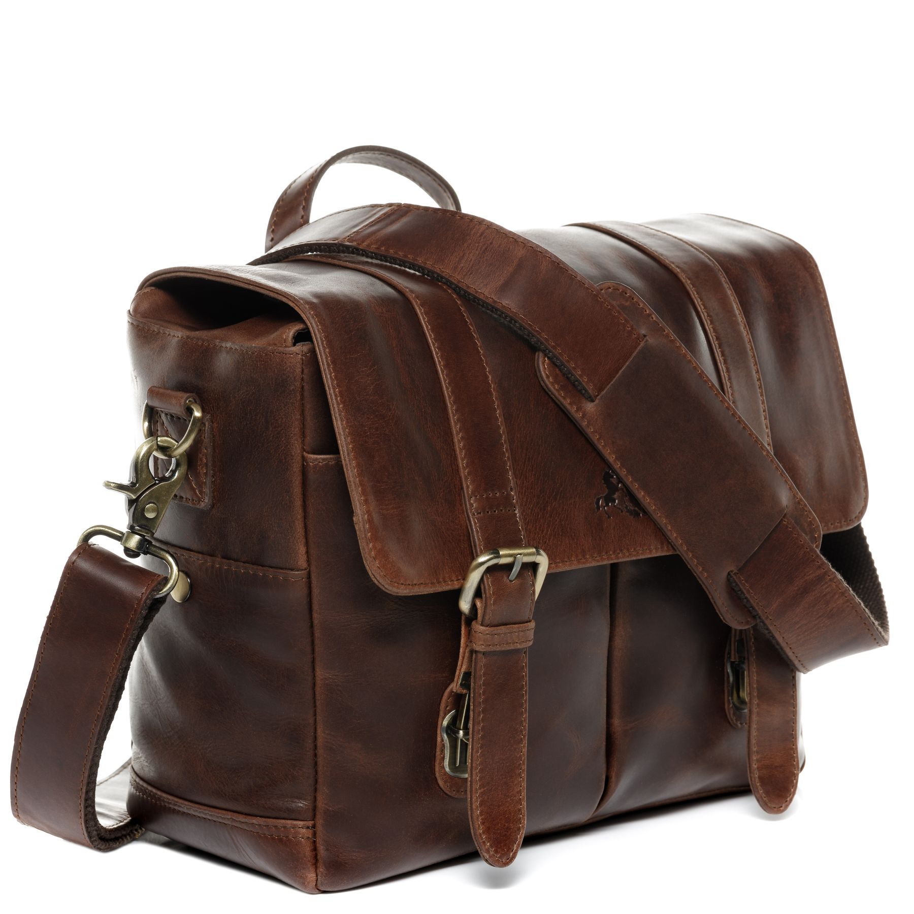 SID & VAIN Kameratasche HEATHROW braun-cognac 27651