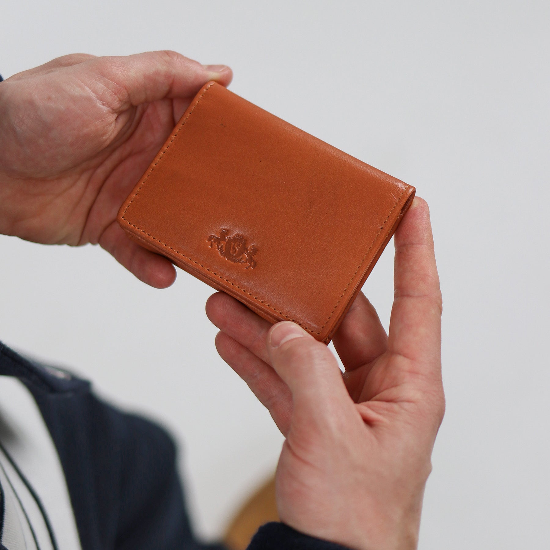 SID & VAIN Kartenhalter Leder COLBY schwarz oder hellbraun 39393