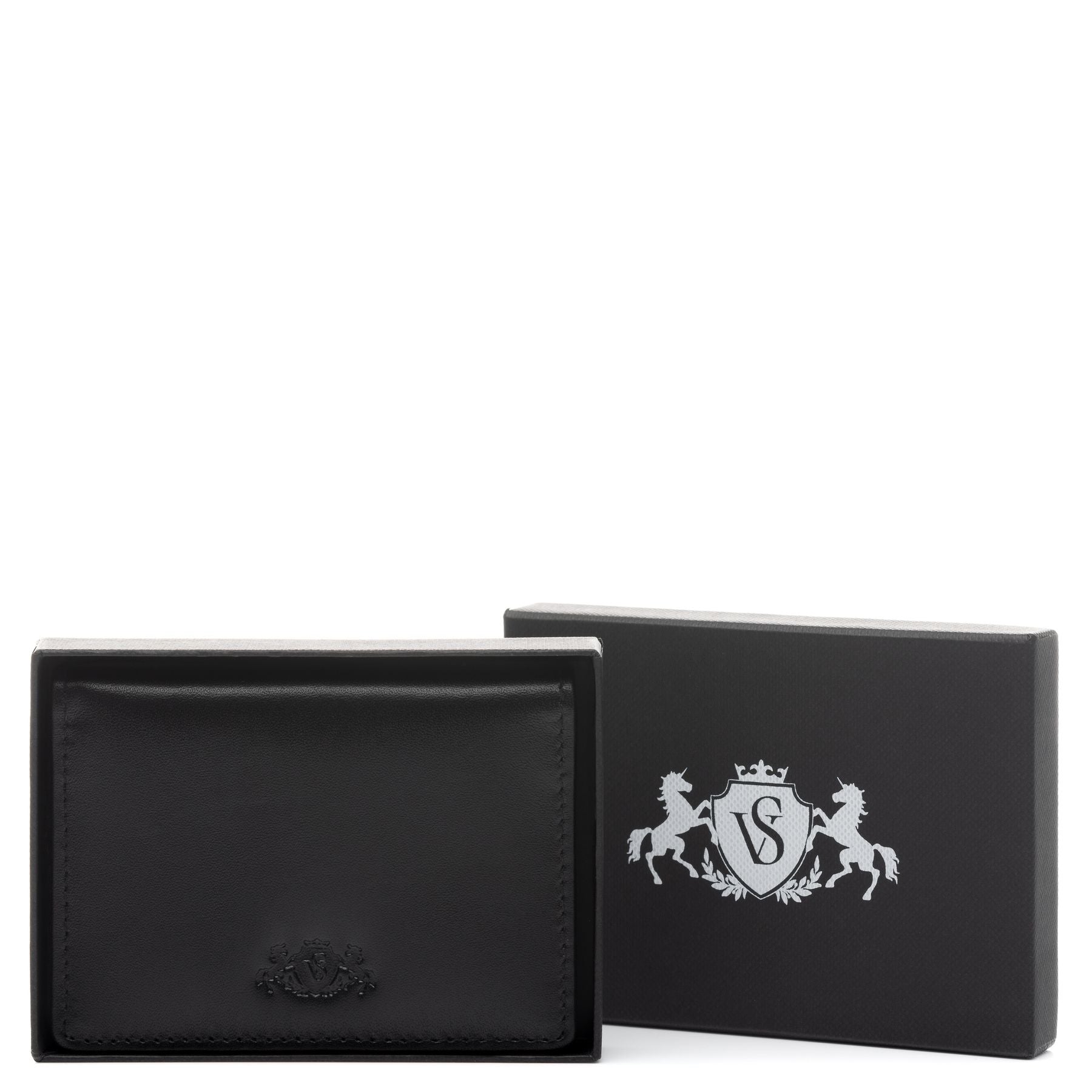 SID & VAIN Kartenhalter Leder COLBY schwarz oder hellbraun 38976