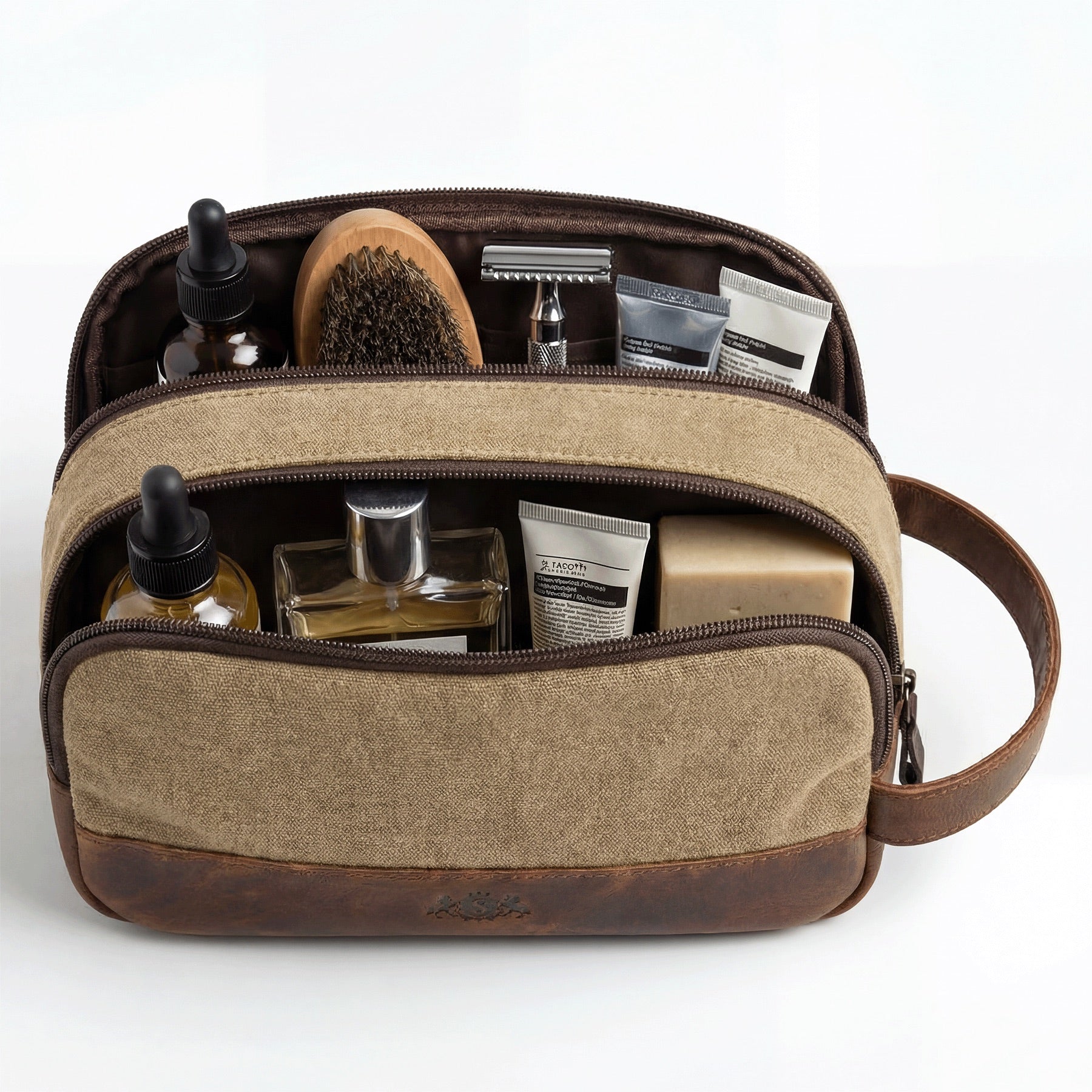 6497-SID & VAIN wash - M - H-91 - BEAU Nature-brown CANVAS-PULL-UP-pack