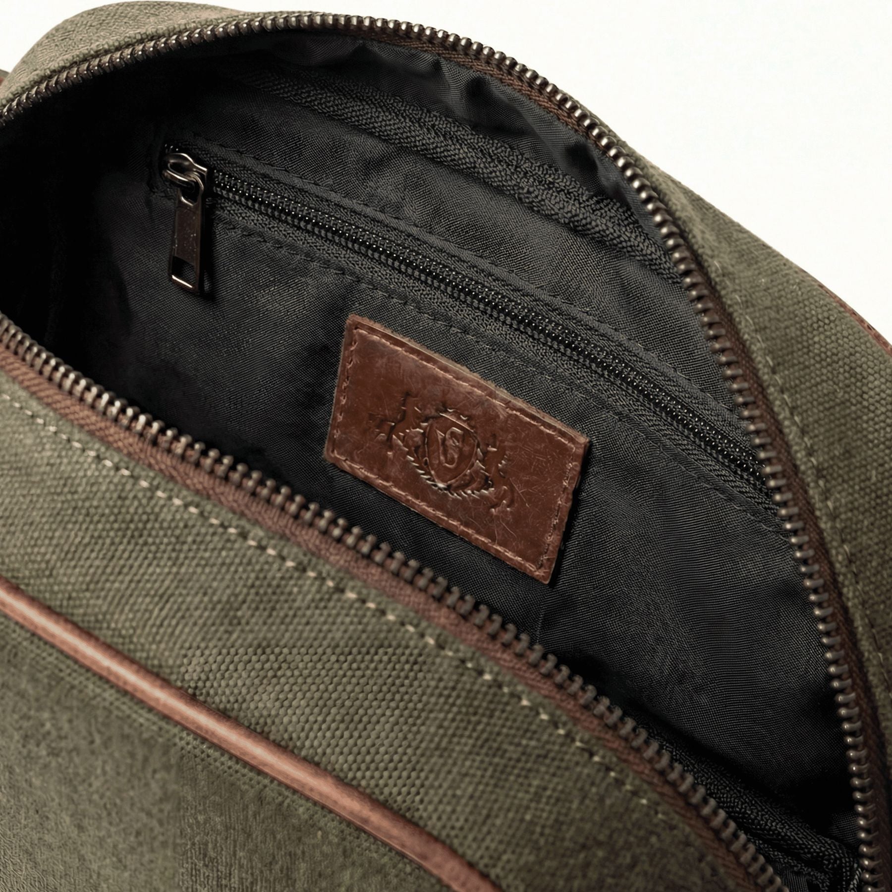 6050-SID & VAIN wash - M - H-92 - CARTER olive-brown CANVAS-PULL-UP-Detail-3