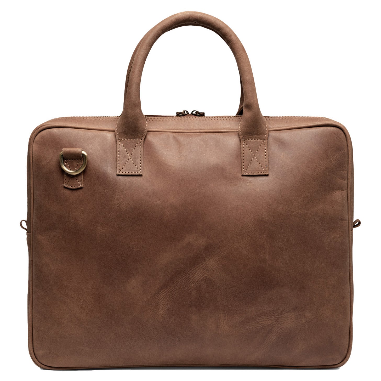 Leather laptop bag 15" ADEN work bag briefcase