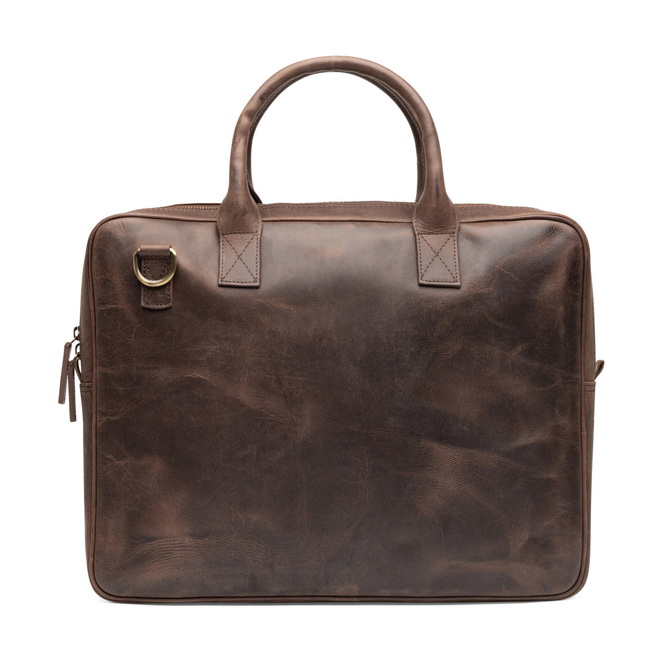 Leather laptop bag 15" ADEN work bag briefcase