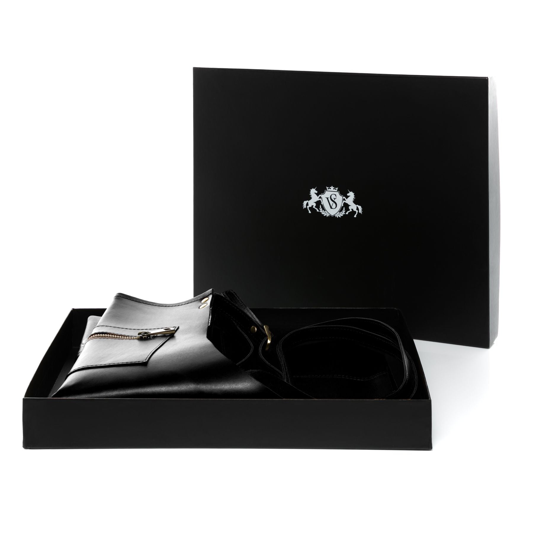 SID & VAIN Lederschürze Leder HEATHROW braun Grillschürze  47402