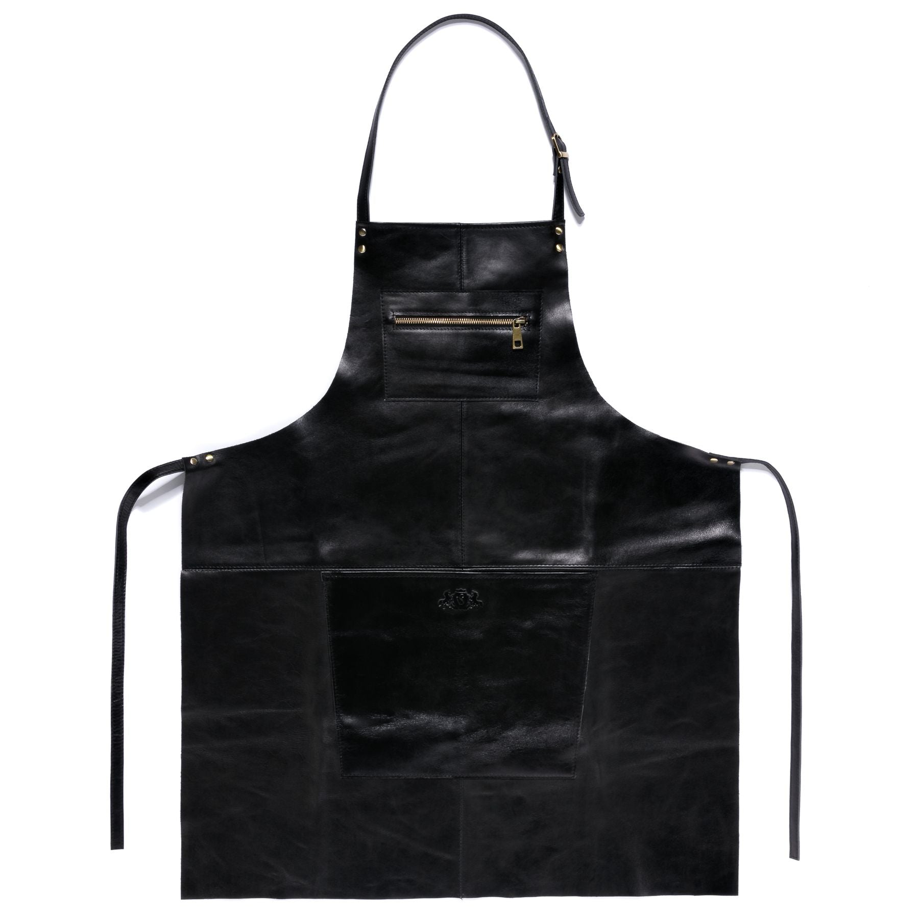 SID & VAIN Lederschürze Leder HEATHROW braun Grillschürze  47403