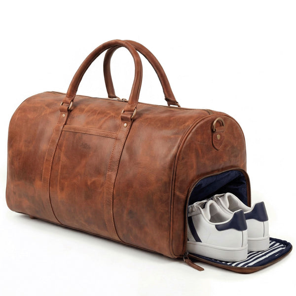 marron vintage / XL (Avec compartiment à chaussures)