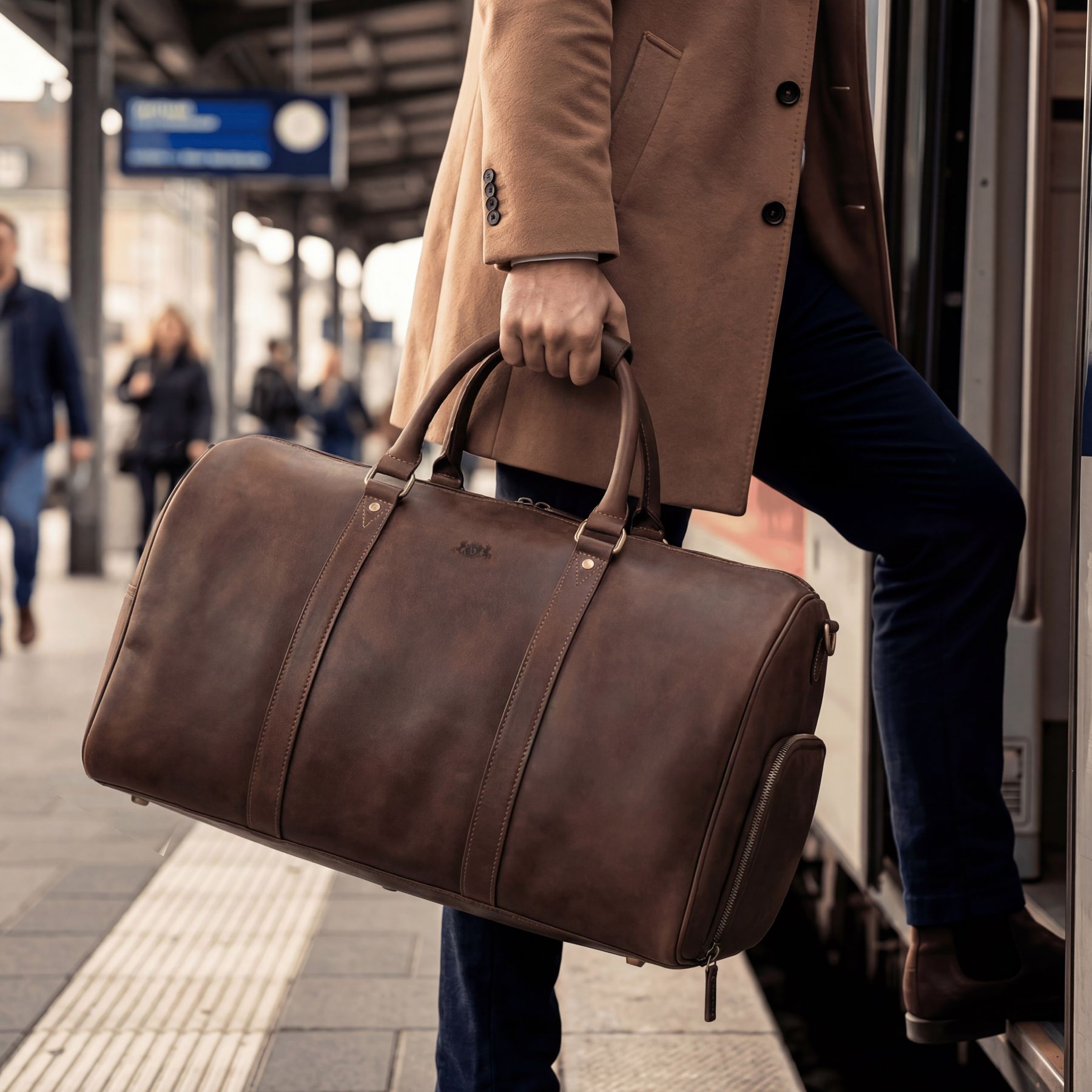 6373-SID & VAIN travel-weekender - XL - NT-68 - HANK 408-Choco HUNTER-inuse