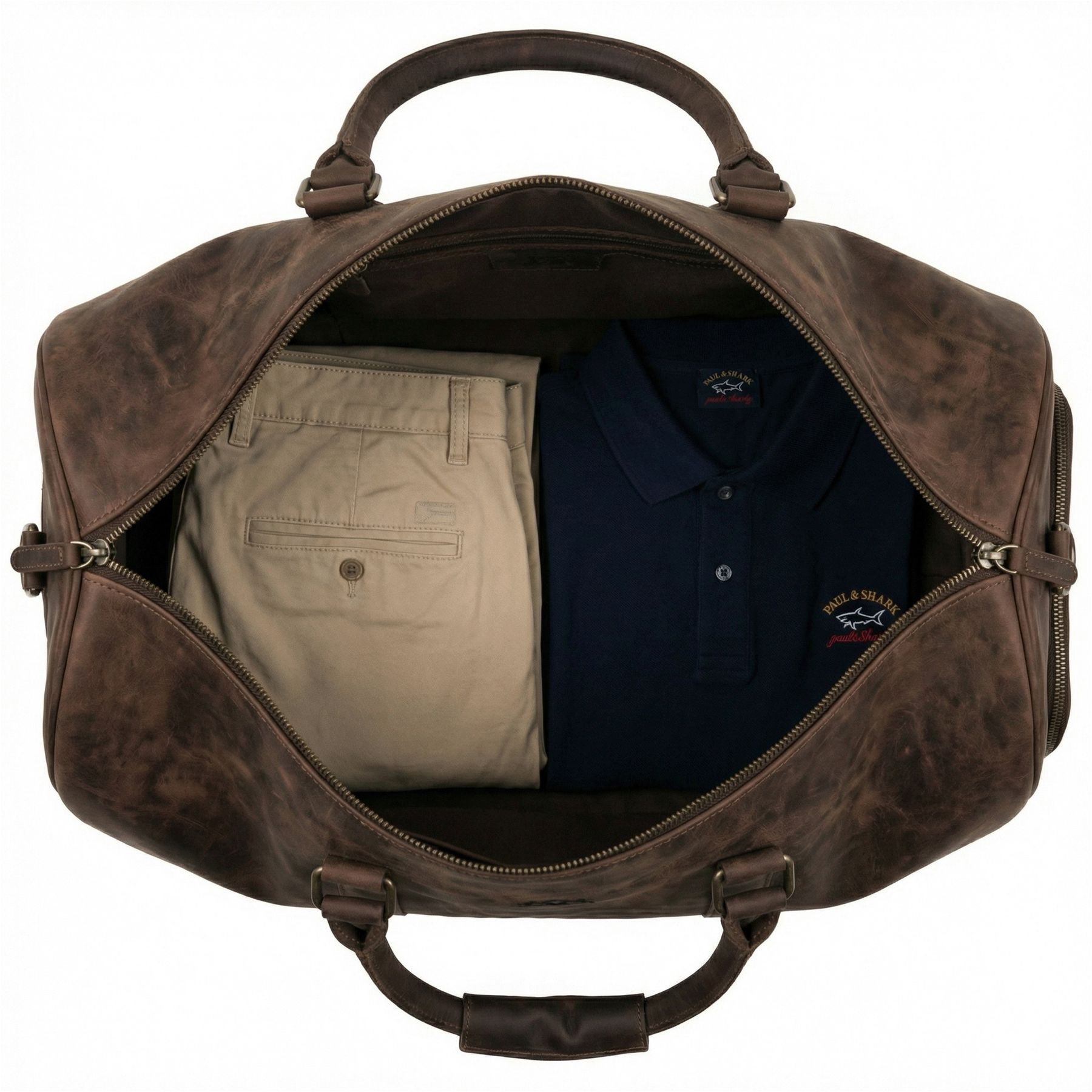 6373-SID & VAIN travel-weekender - XL - NT-68 - HANK 408-Choco HUNTER-Detail-3