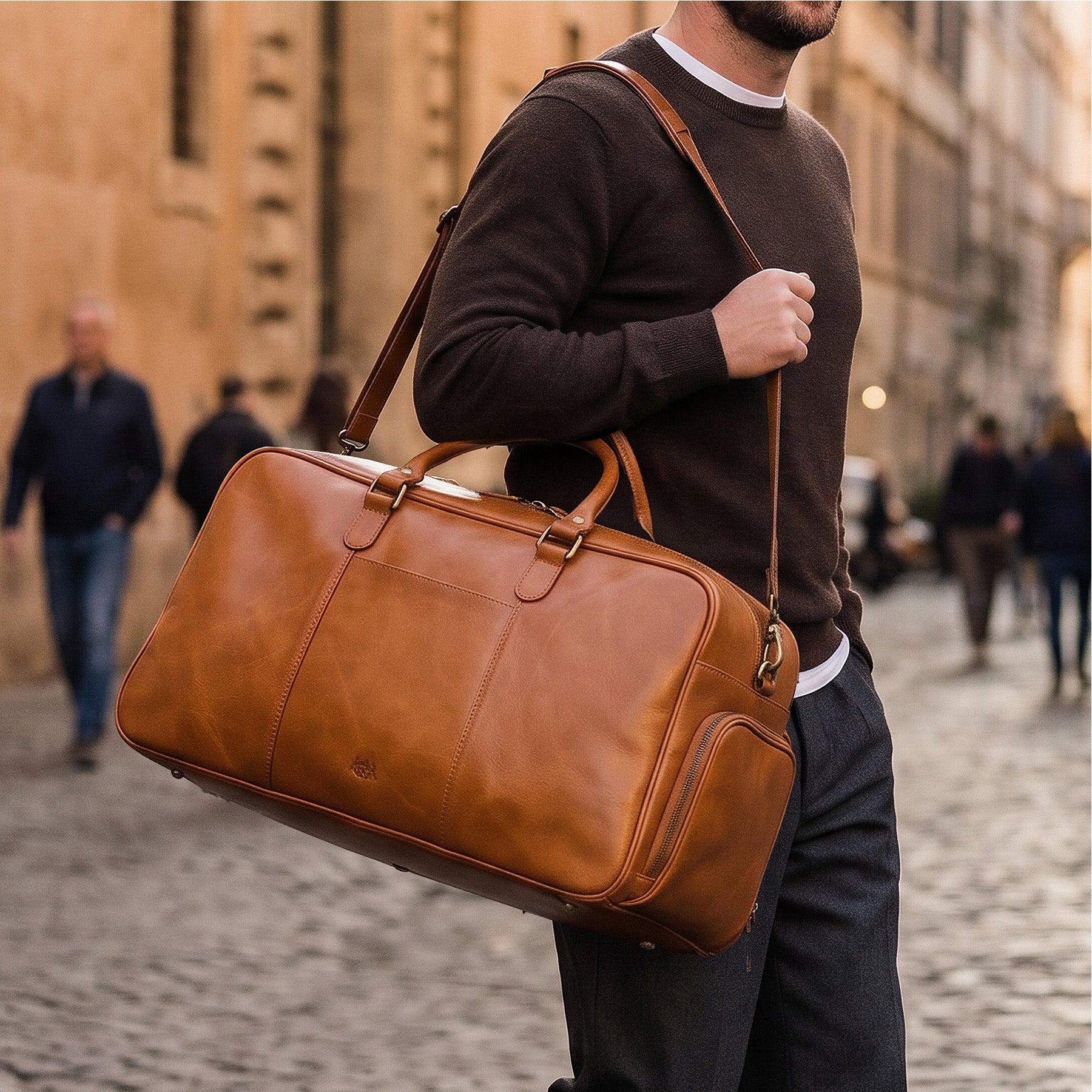 Reisetaschen Echtleder Inuse2