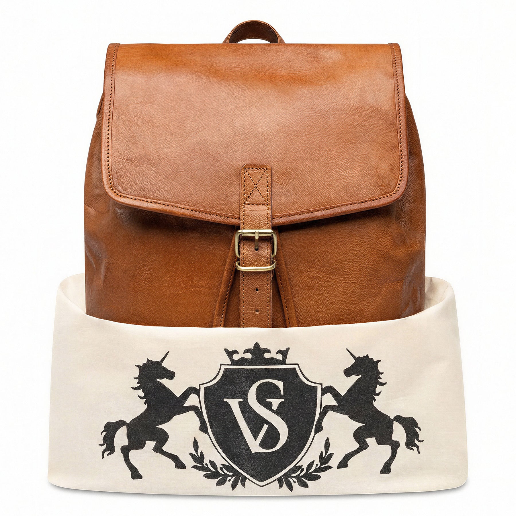 Rucksack Echtleder Bild-Dustbag