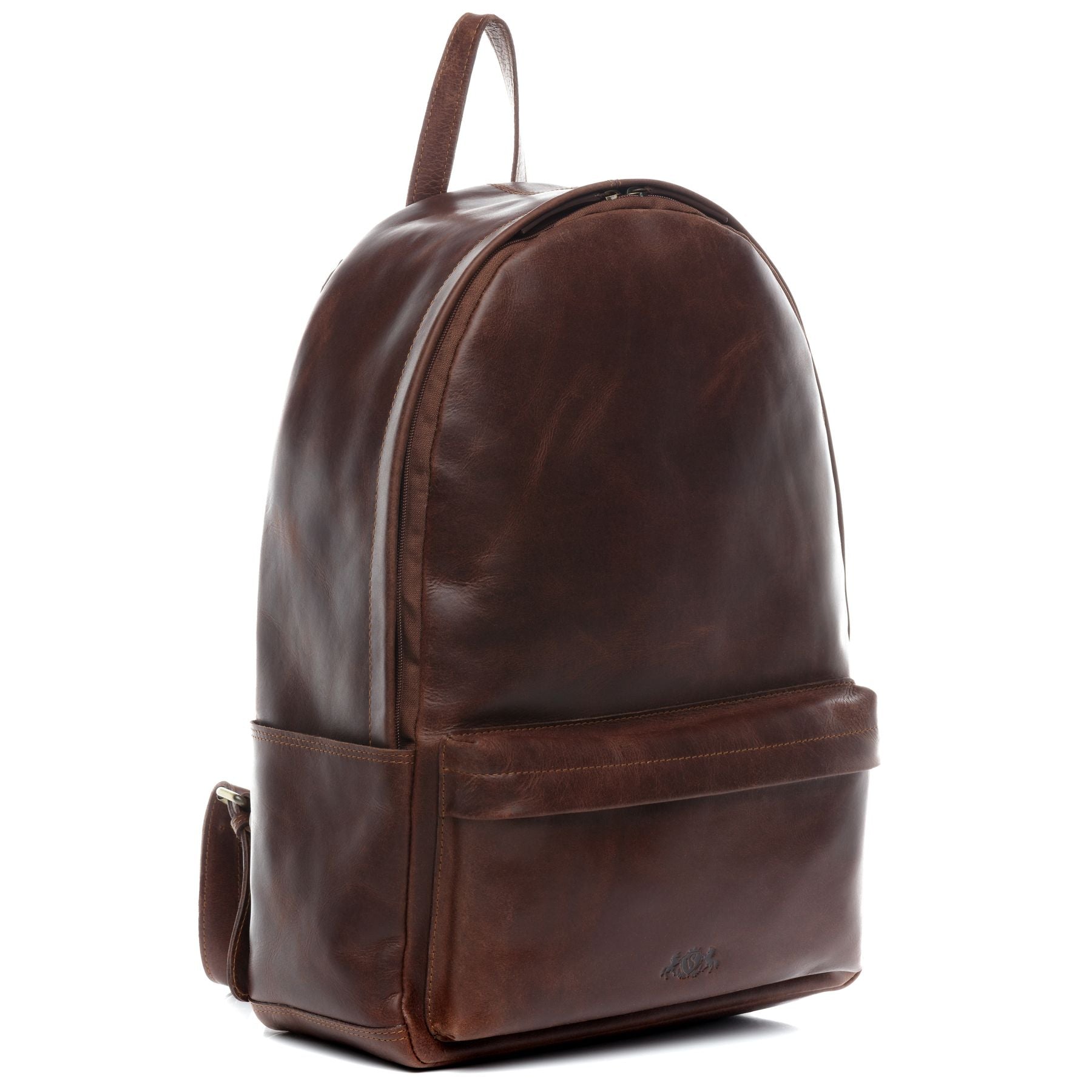 SID & VAIN Rucksack Leder-xl ARCHIE braun-cognac 20108