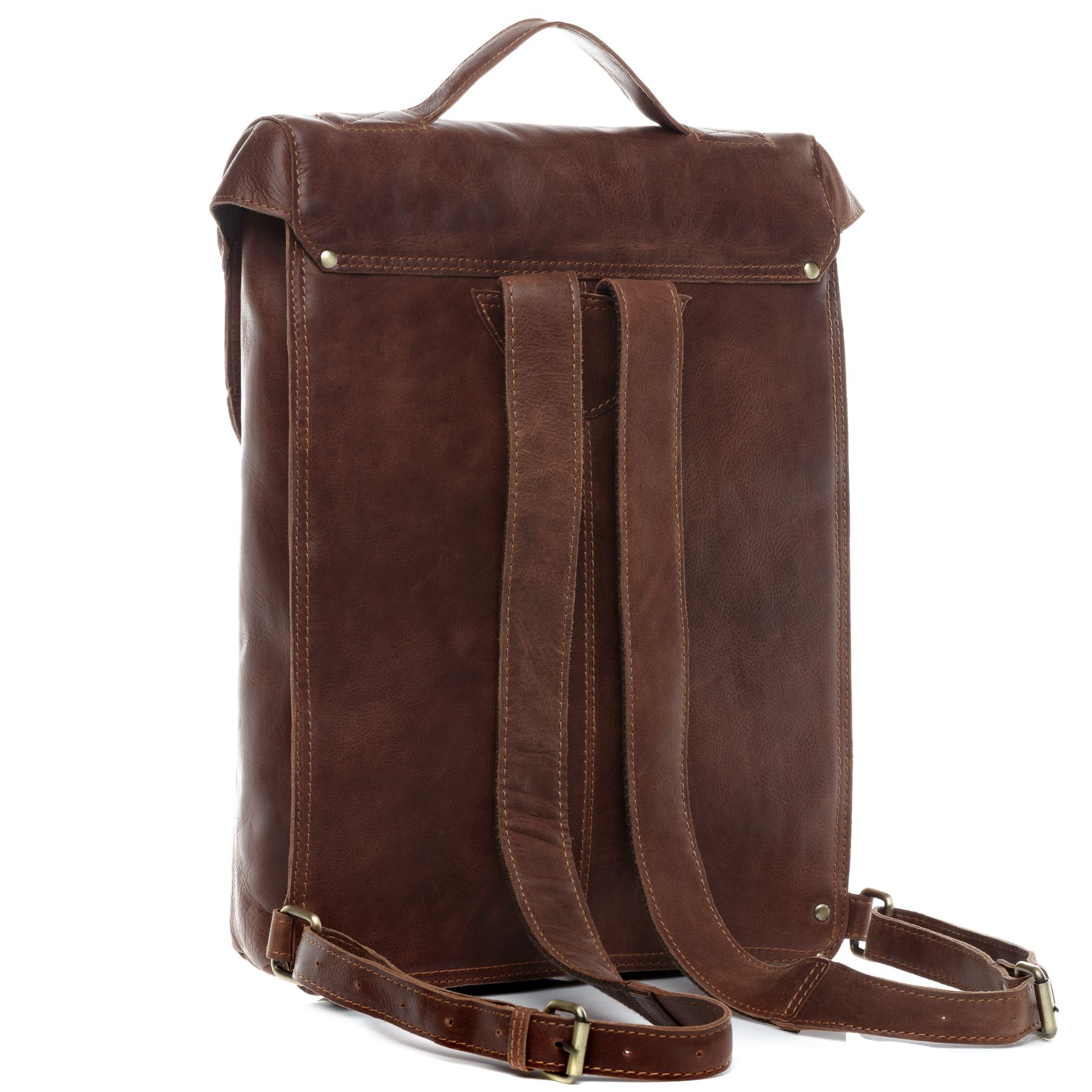 SID & VAIN Rucksack Leder ETON braun-cognac 20868