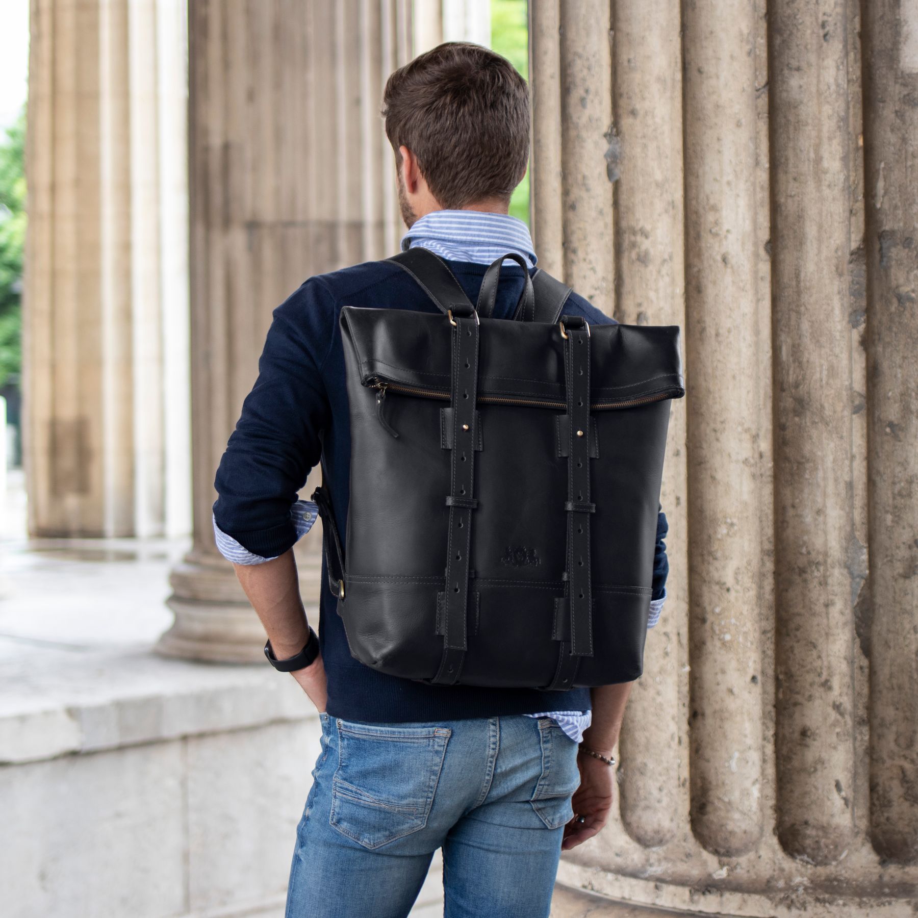 SID & VAIN Rucksack Leder CHAZ  31380