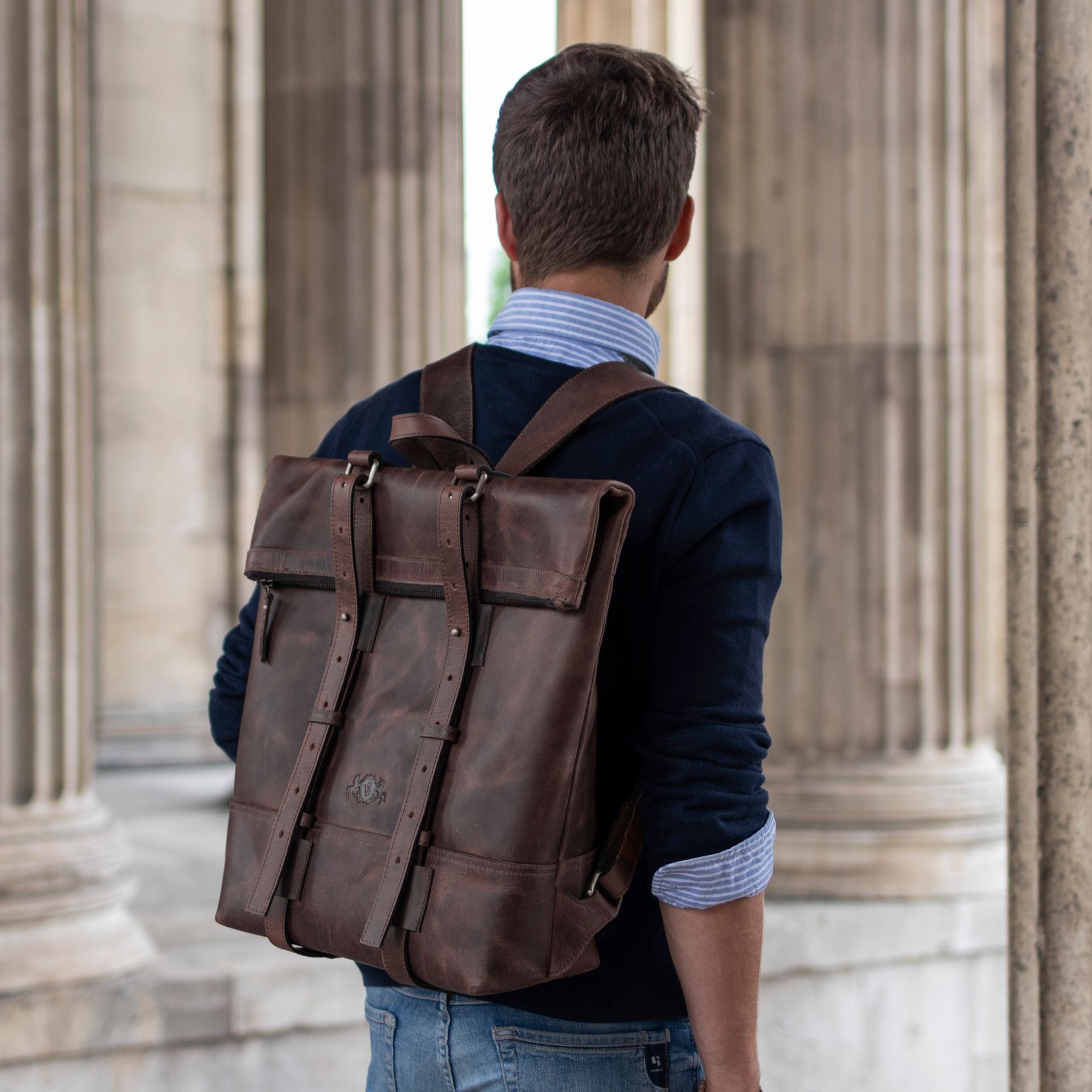 SID & VAIN Rucksack Leder CHAZ  31386