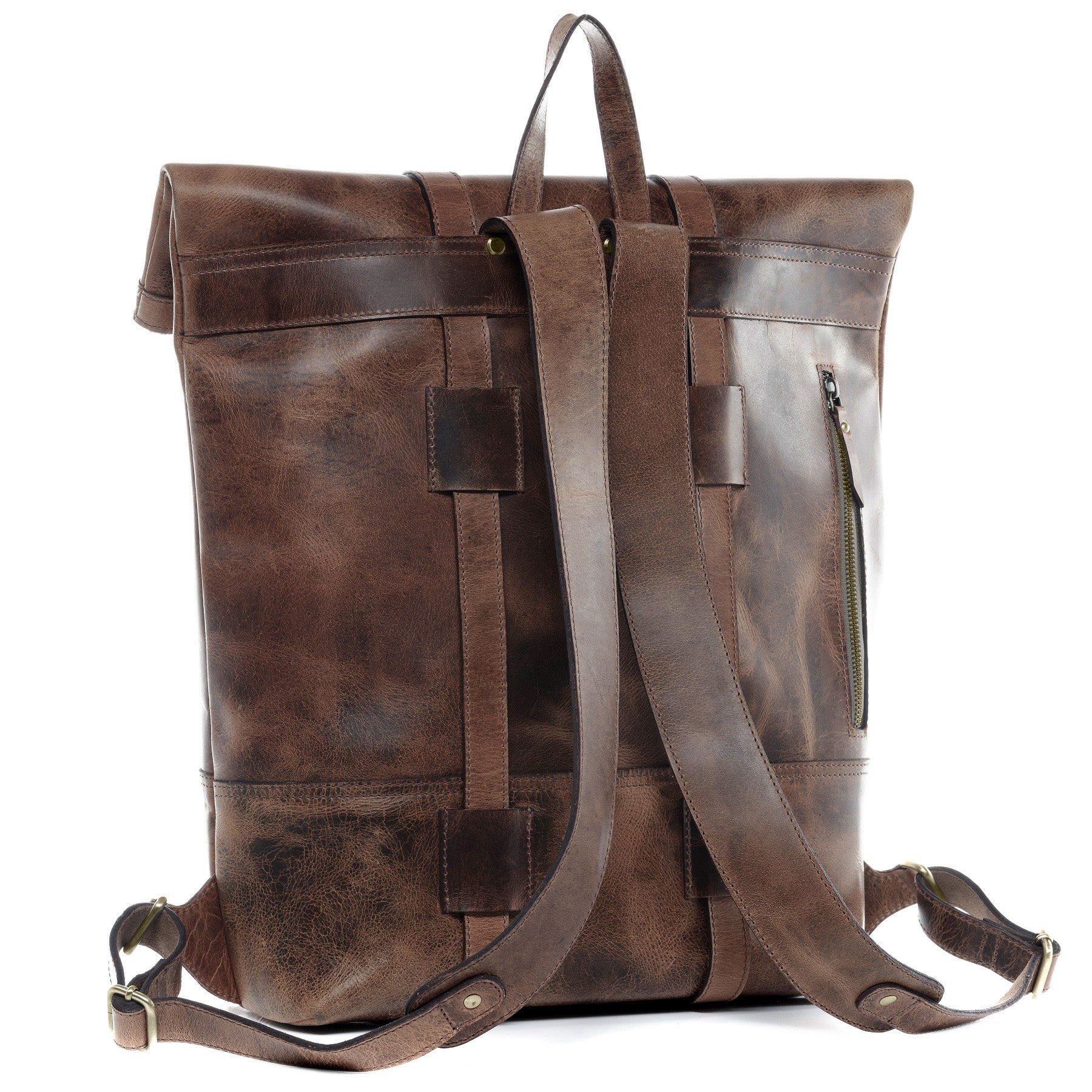 SID & VAIN Rucksack Leder CHAZ Tagesrucksack Kurierrucksack 50115