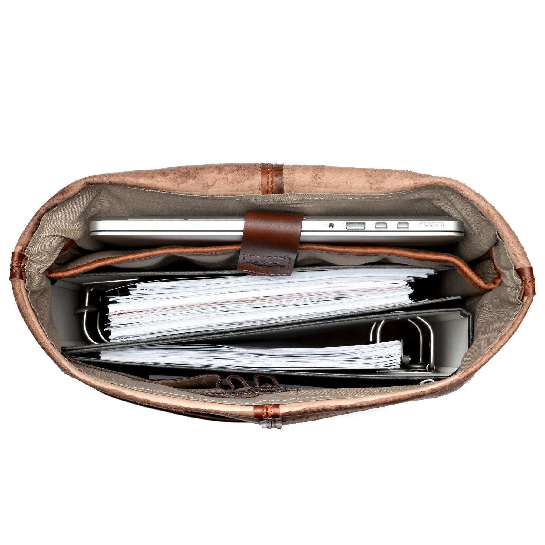 SID & VAIN Rucksack Leder XXL CLAY chestnut 29312