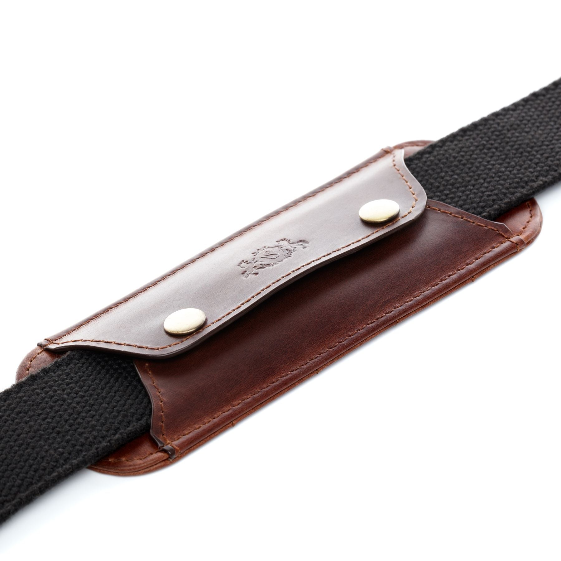 SID & VAIN Schultertasche Leder-patch JEFFY braun-cognac 20006