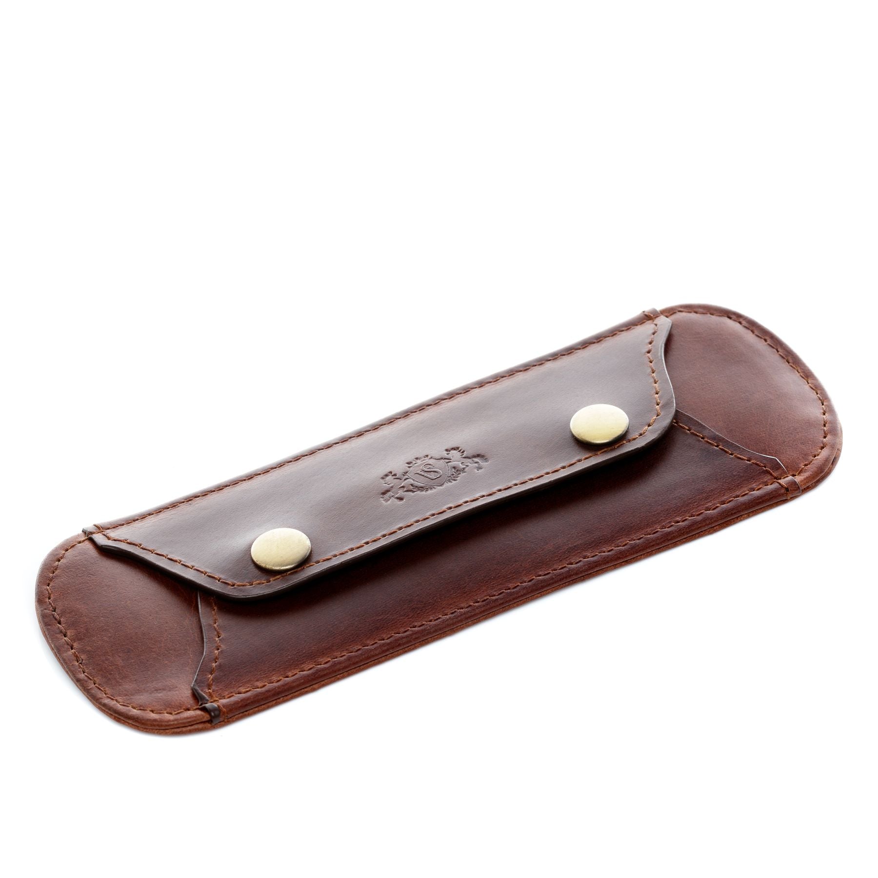 SID & VAIN Schultertasche Leder-patch JEFFY braun-cognac 20004