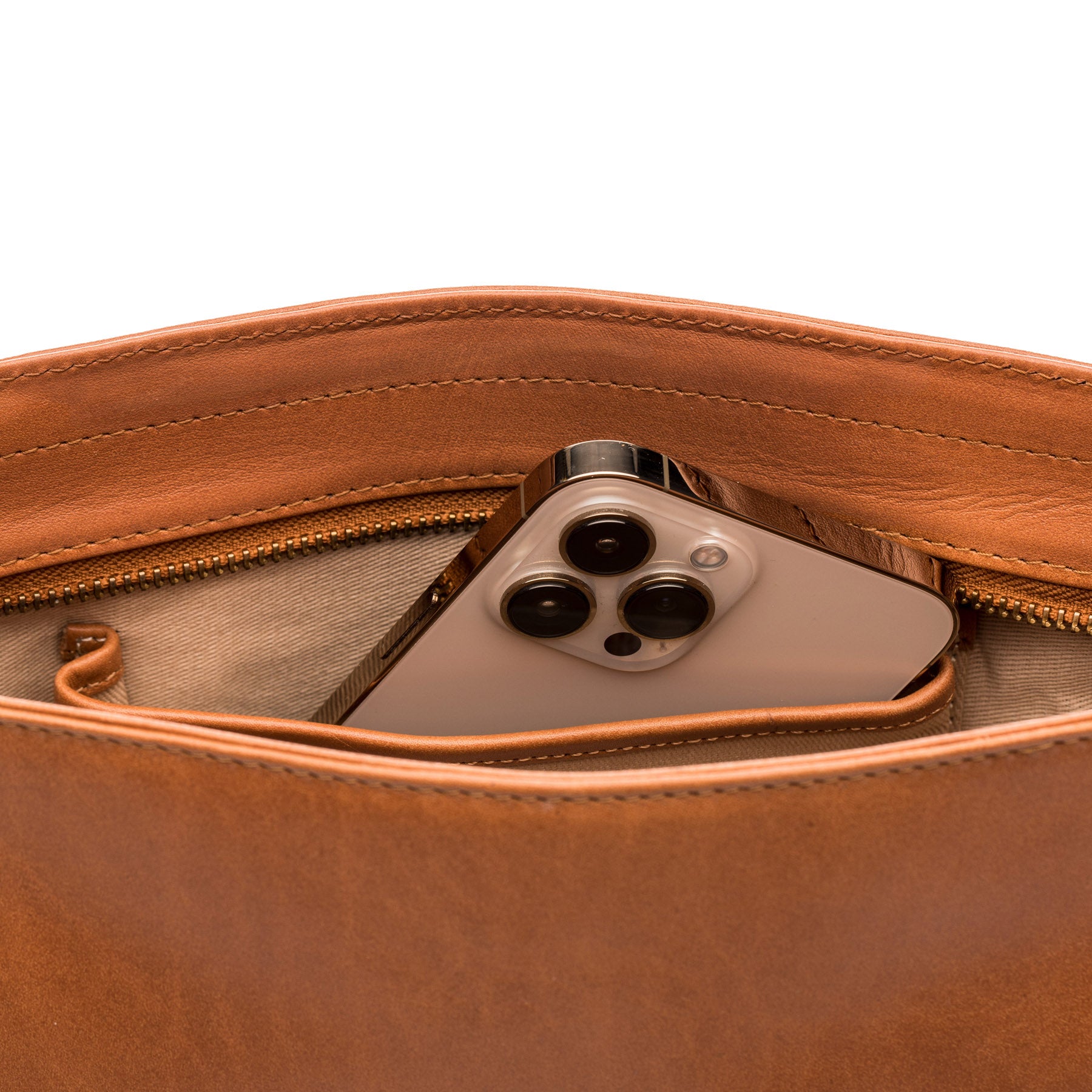 SID & VAIN Schultertasche Leder ALBANY schwarz oder braun 38860