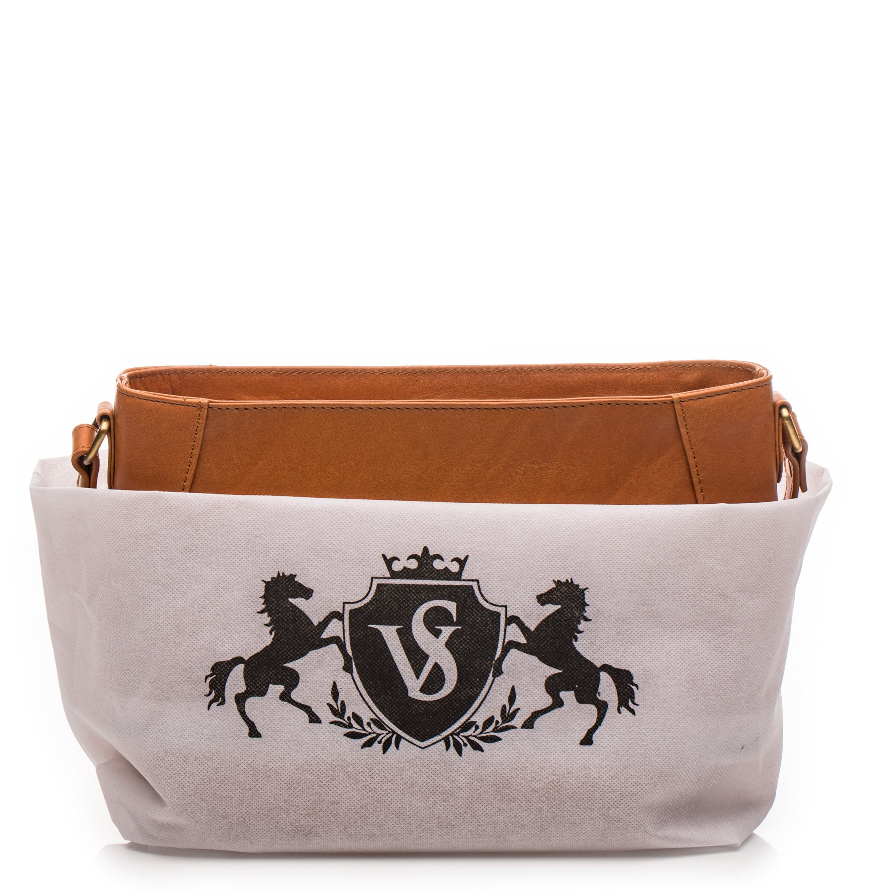 SID & VAIN Schultertasche Leder ALBANY schwarz oder braun 38865