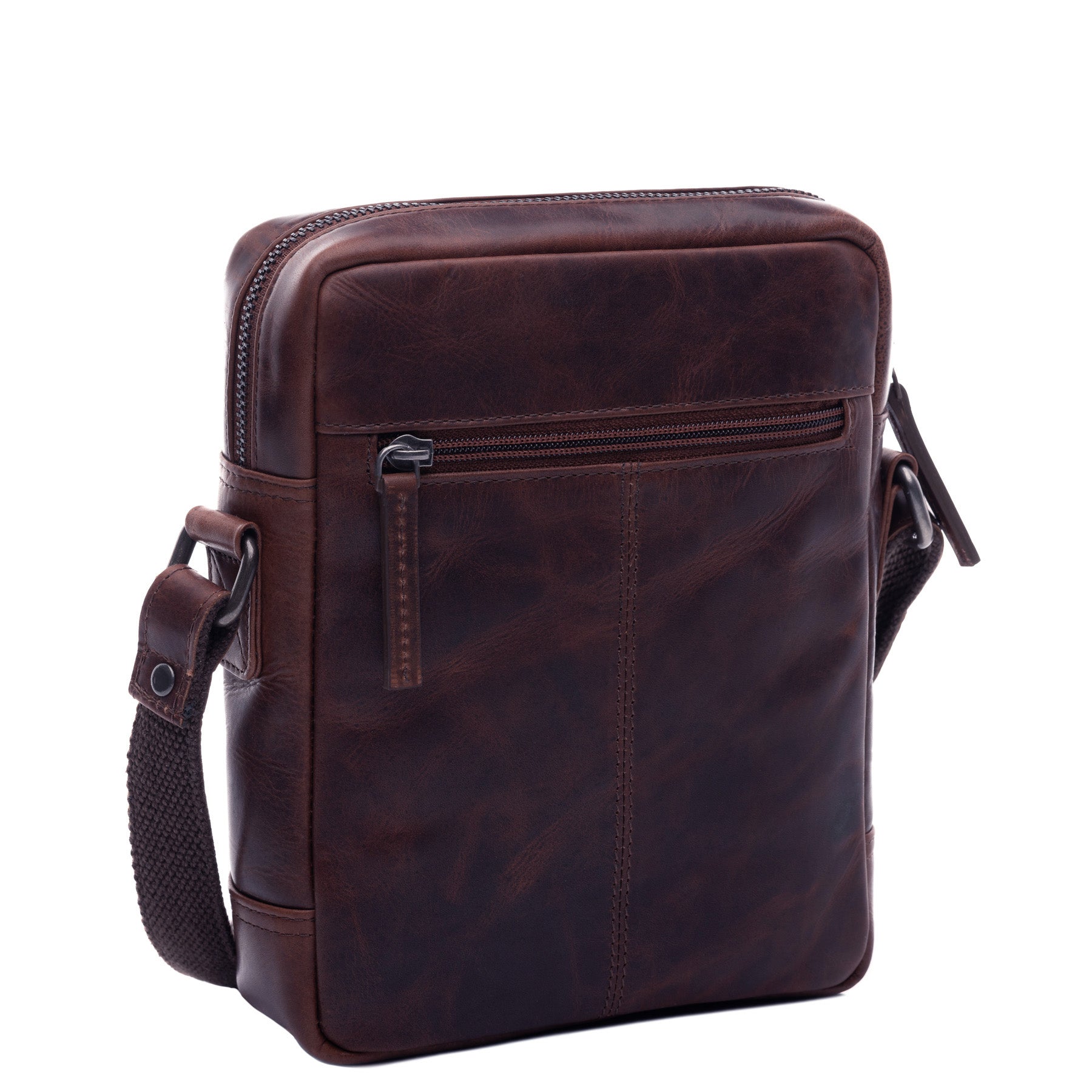 SID & VAIN Umhängetasche Leder DUBLIN braun oder schwarz 45737