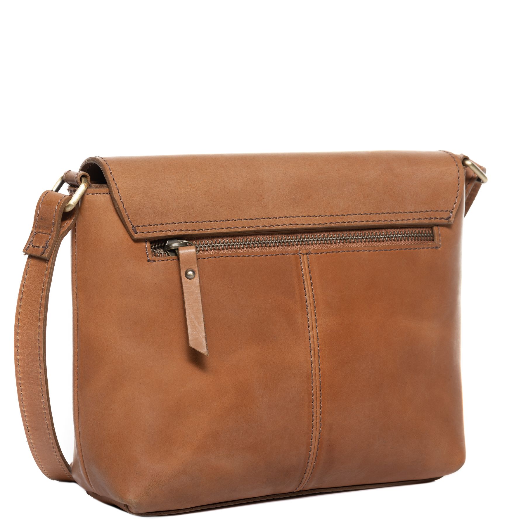 SID & VAIN Schultertasche Leder & Umhängetasche Leder ELYSA natural-light-tan 34595