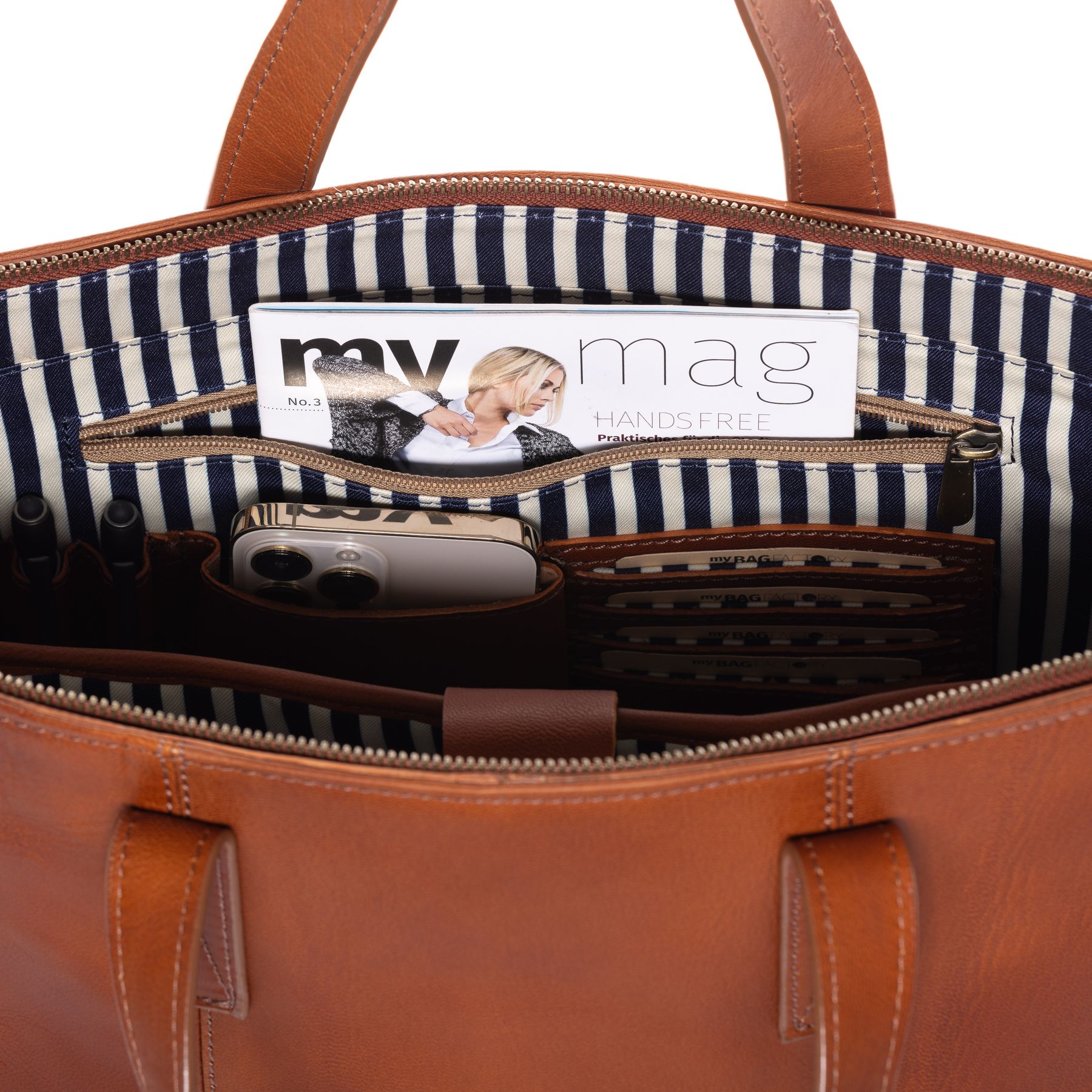 SID & VAIN Shopper LIVIE chestnut 42008