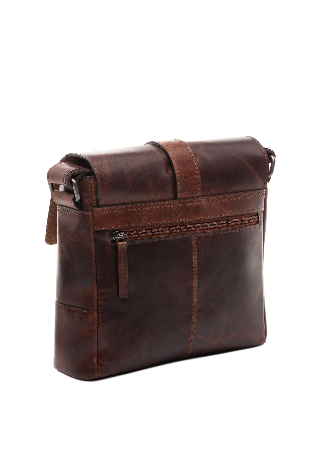 Umhängetasche Leder braun GRAHAM Schultertasche