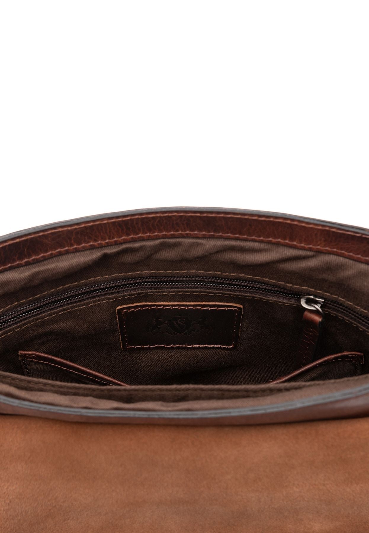 Umhängetasche Leder braun GRAHAM Schultertasche