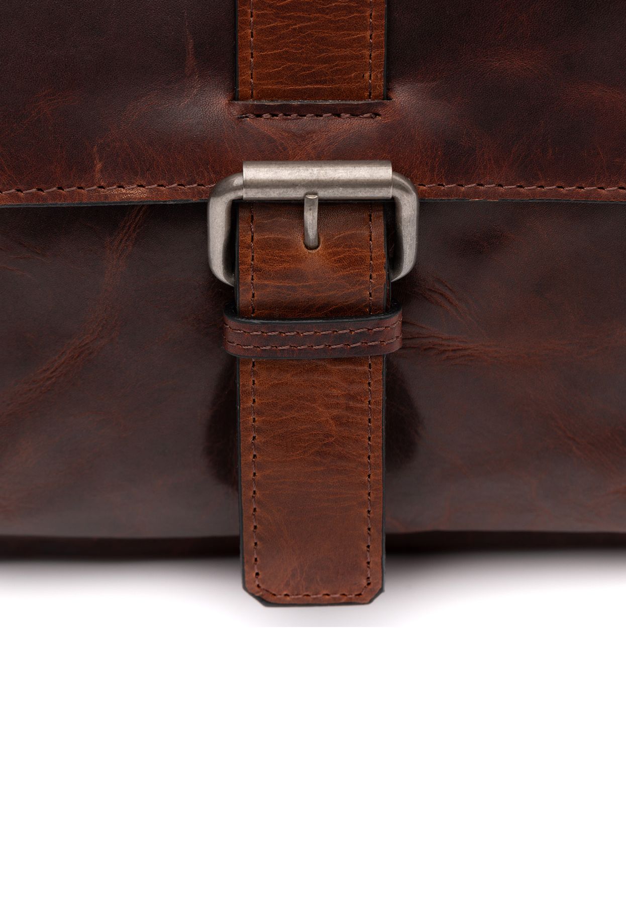 Umhängetasche Leder braun GRAHAM Schultertasche