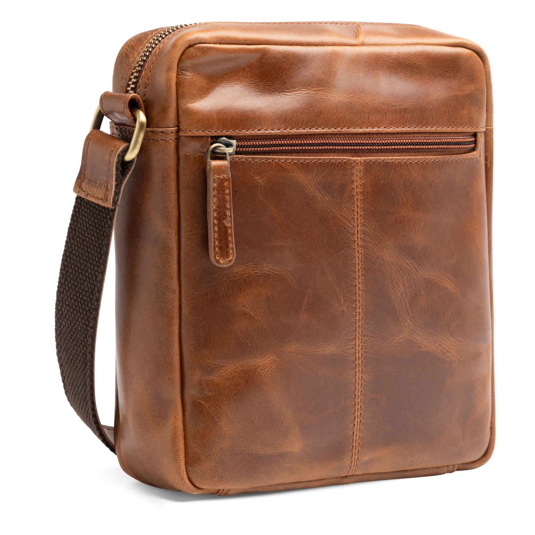 SID & VAIN Umhängetasche echt Leder Schultertasche Damen Herren Crossbody bag Ledertasche CLARK klein 50500