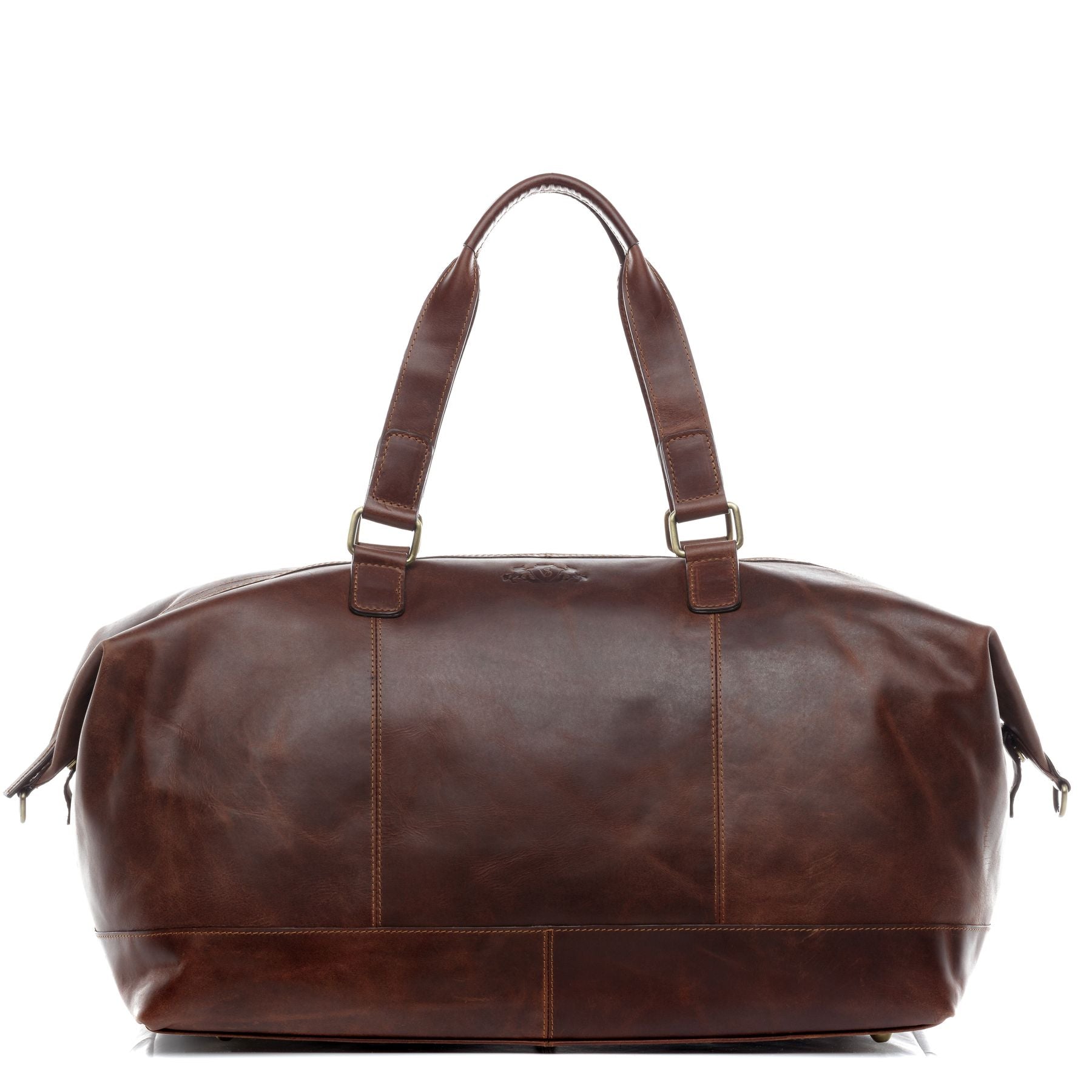 SID & VAIN Reisetasche Leder LOGAN braun-cognac 20871