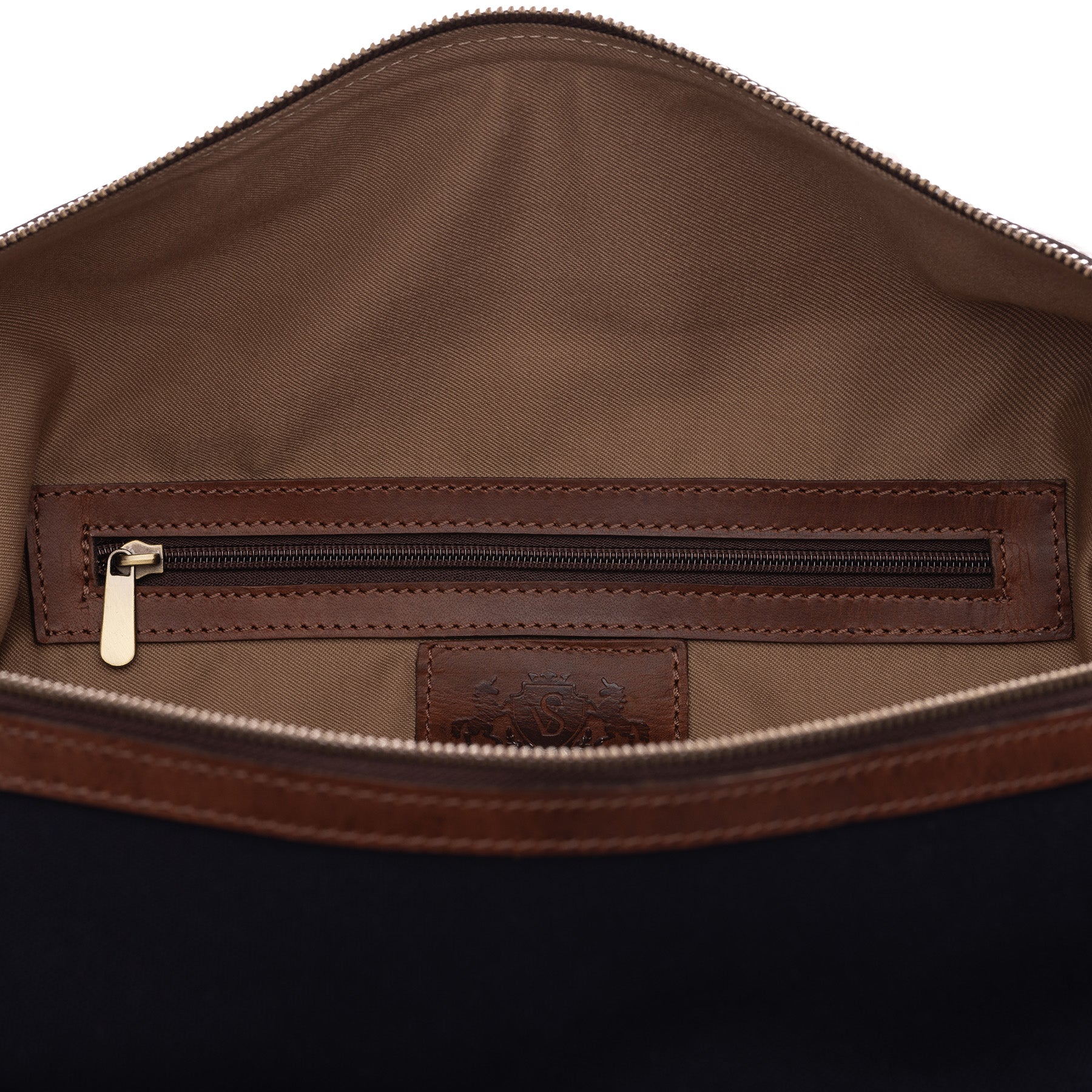 SID & VAIN Reisetasche Canvas LENNOX Weekender blau olive 44319