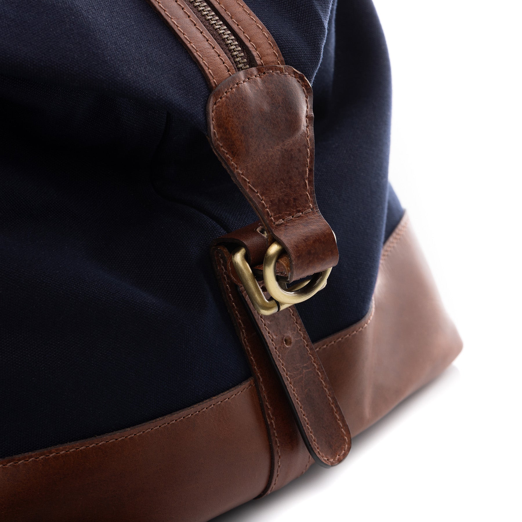 SID & VAIN Reisetasche Canvas LENNOX Weekender blau olive 44322