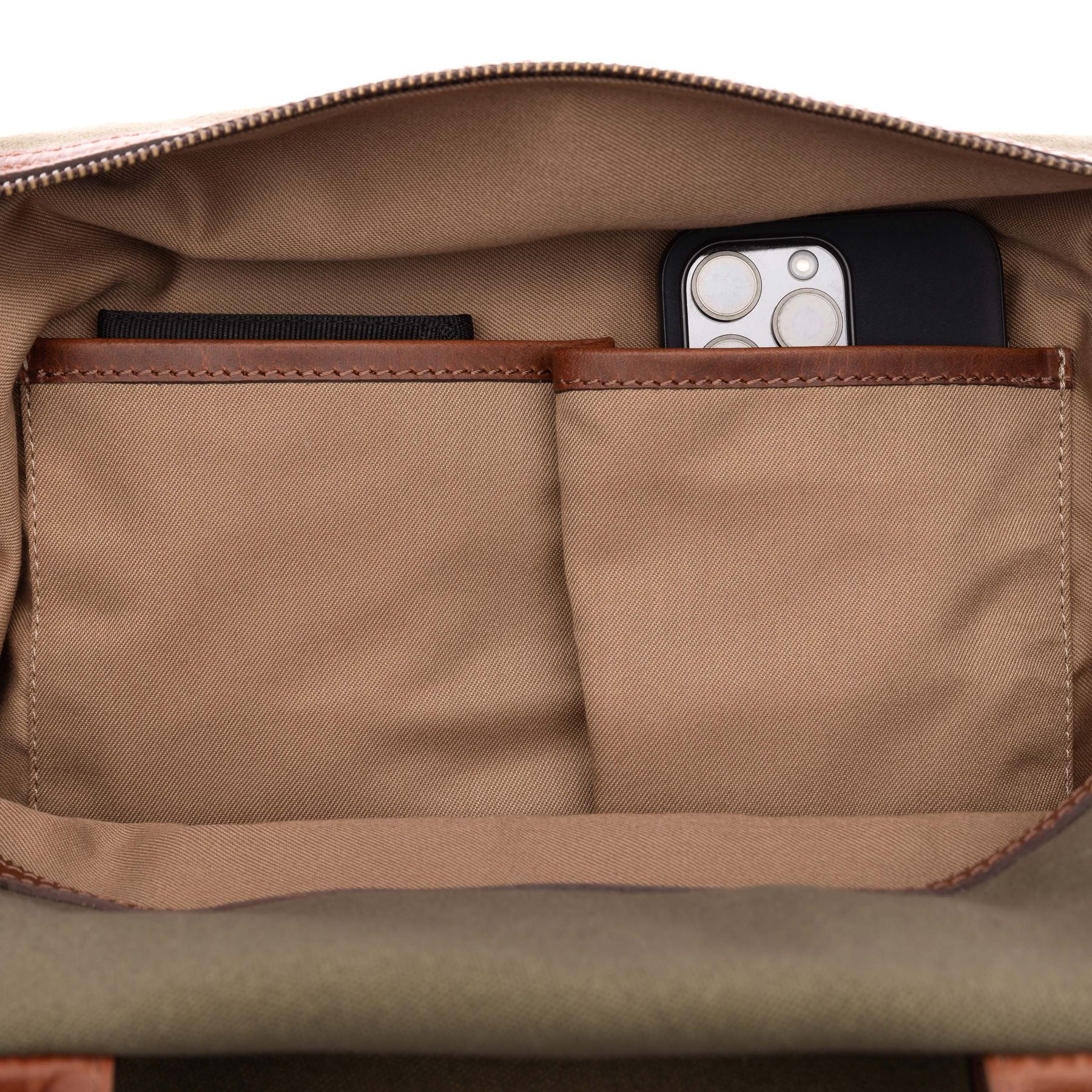 SID & VAIN Reisetasche Canvas LENNOX Weekender blau olive 18
