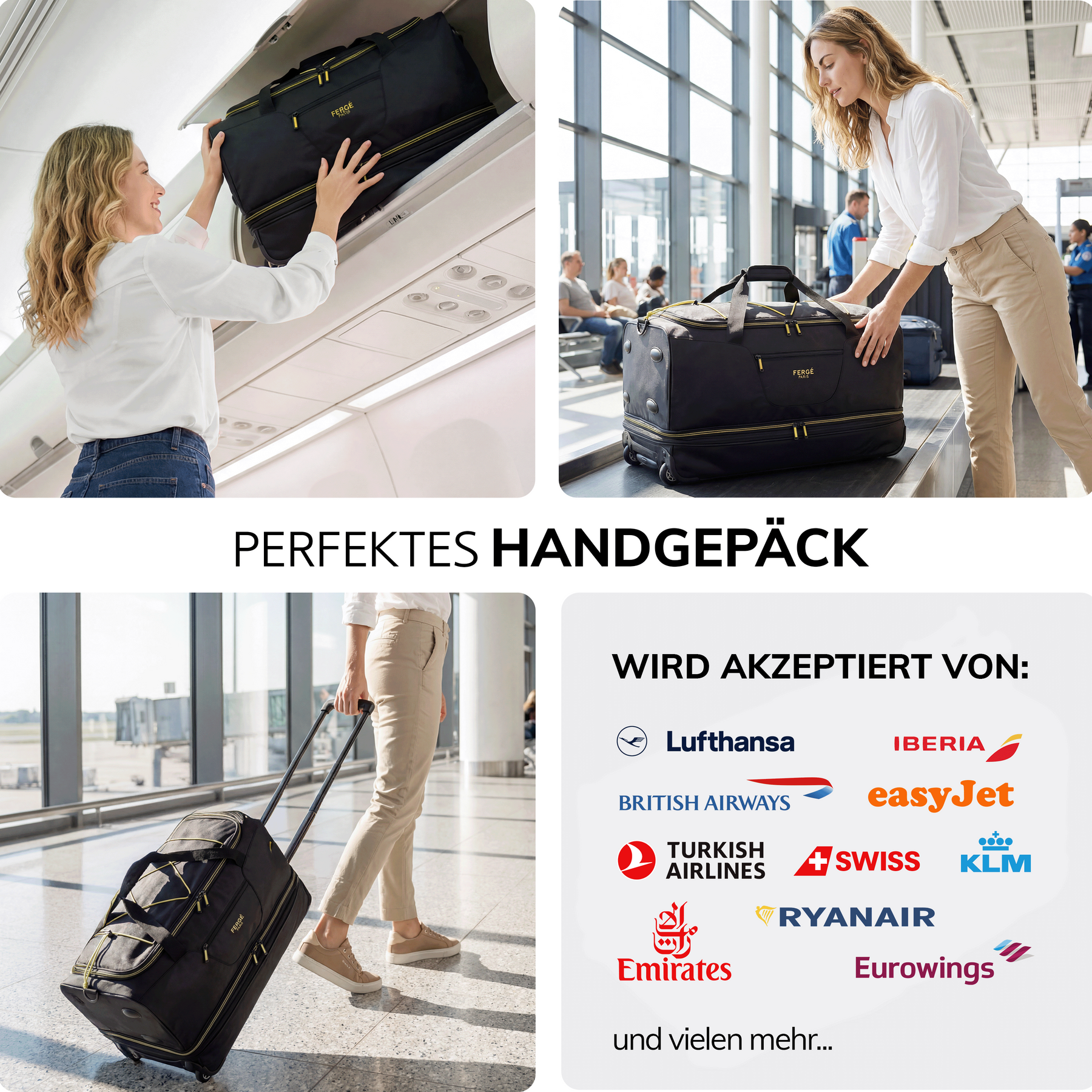 Reisetasche mit Rollen PARIS