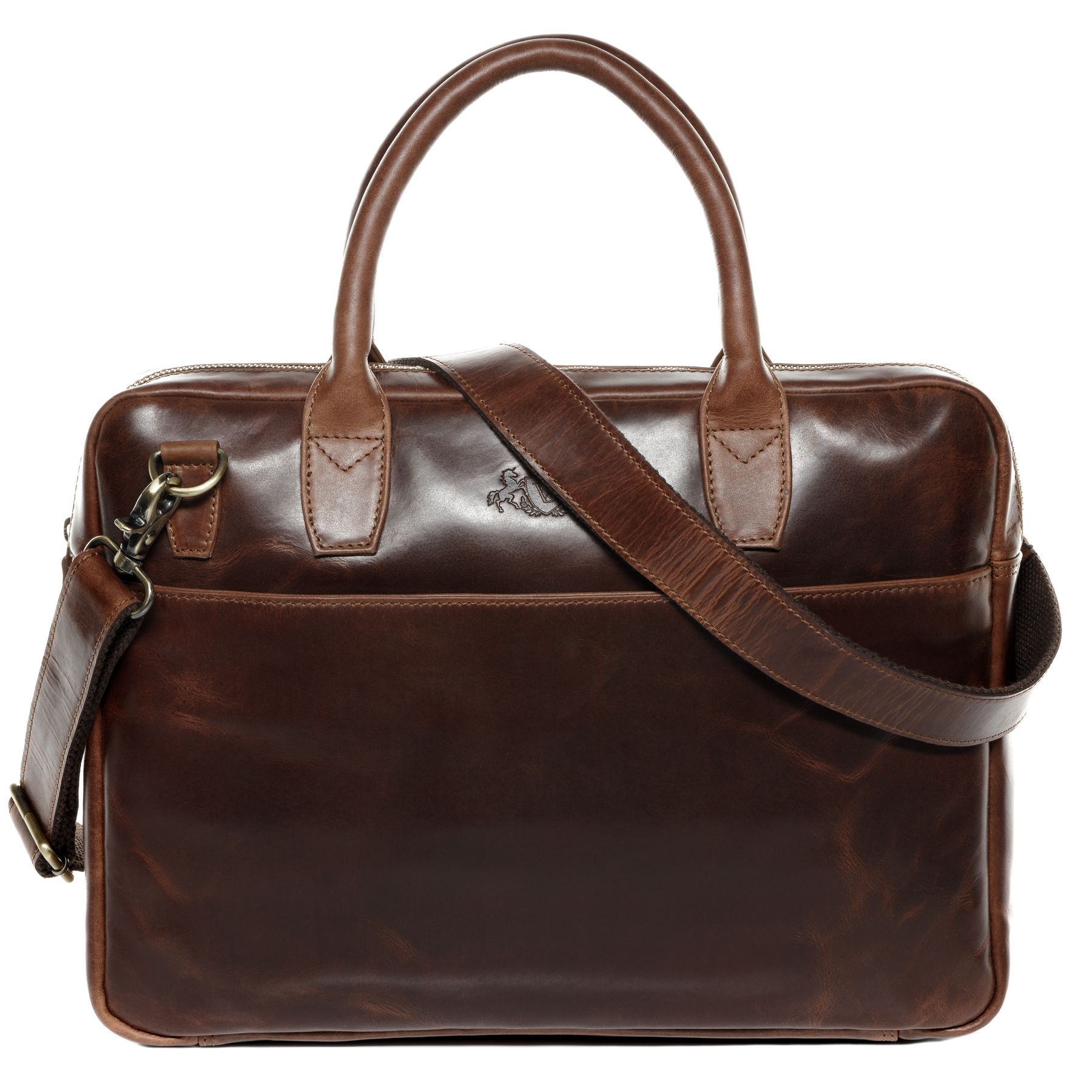 SID & VAIN Laptoptasche Leder Slim BOSTON  29356