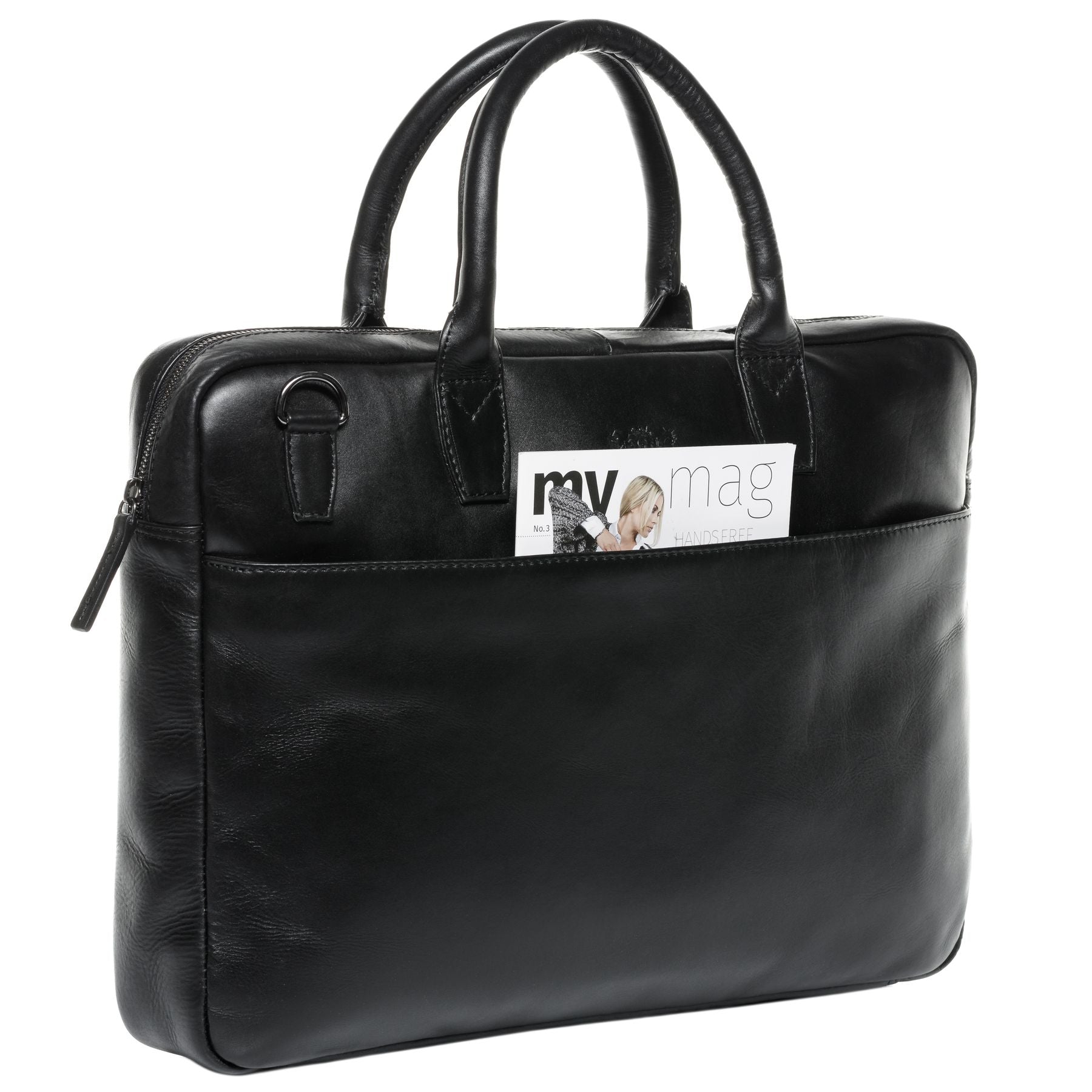 SID & VAIN Laptoptasche Leder Slim BOSTON  29350