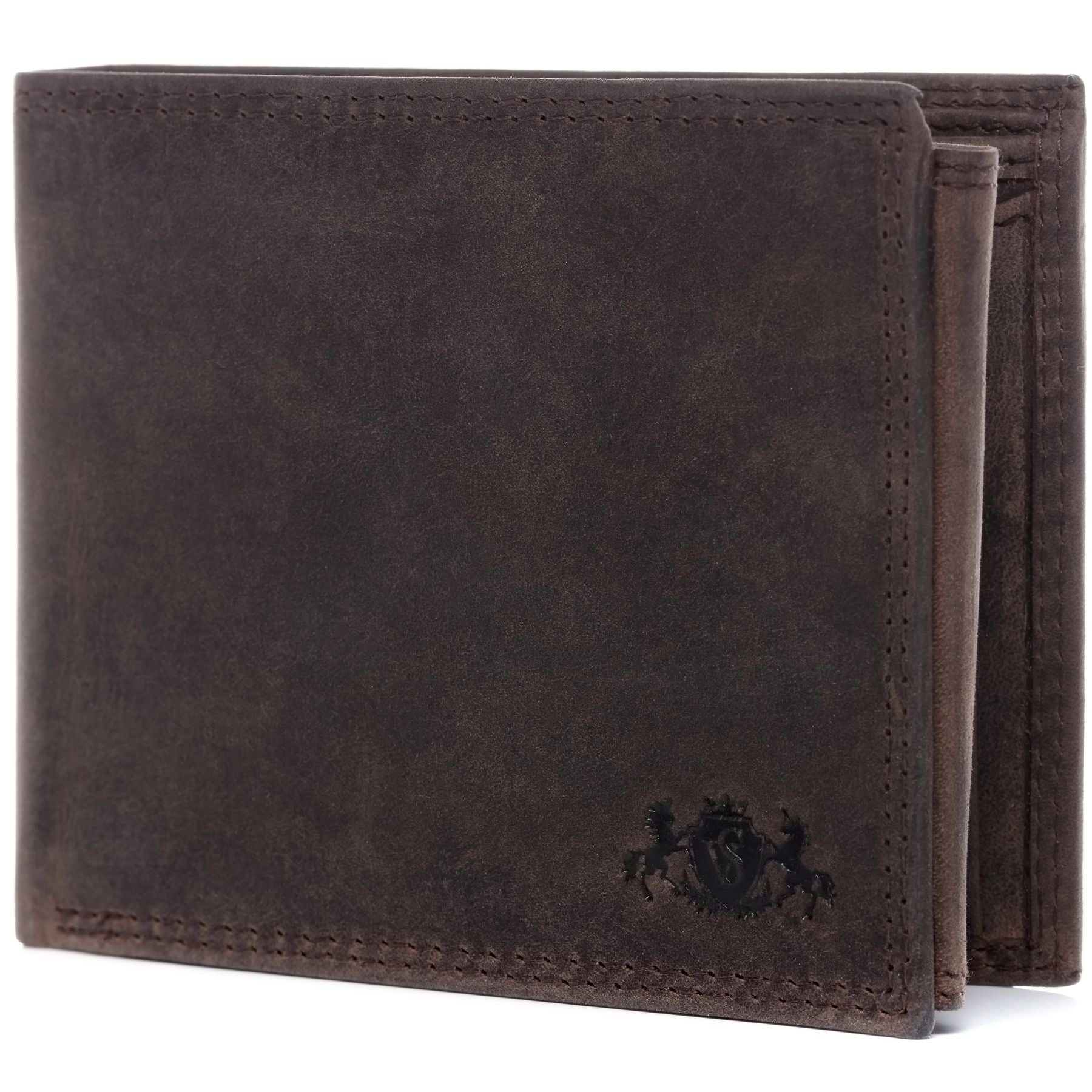 SID & VAIN Geldbeutel Leder JACK chocolate 16012