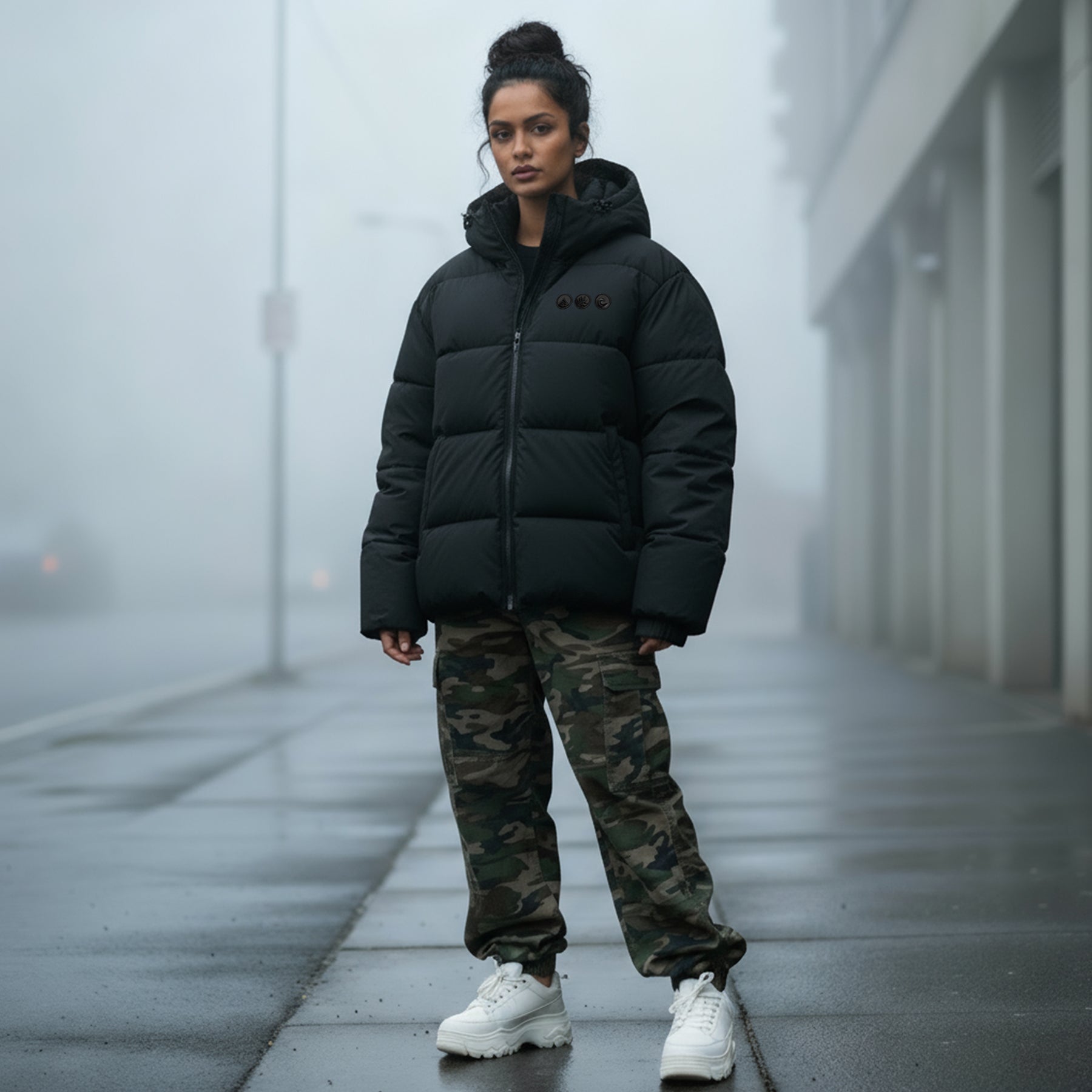 KAILANI Puffer Jacket down jacket with hood