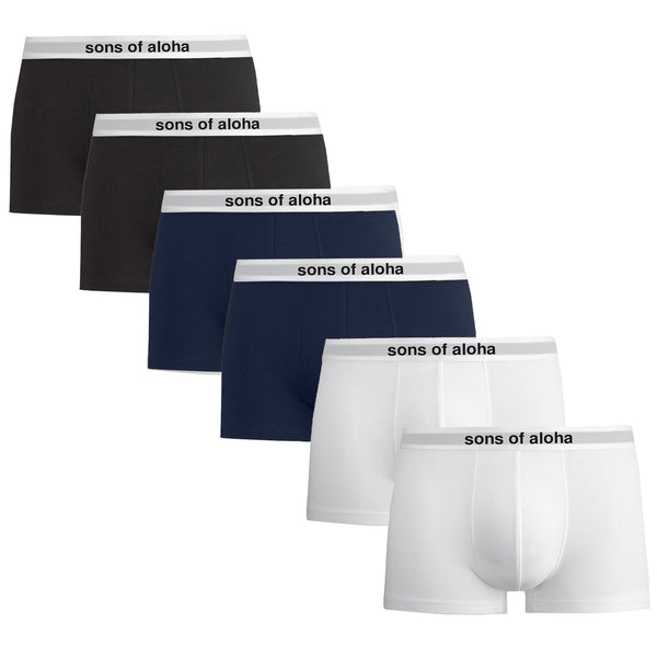 zwart + marineblauw + wit / XL